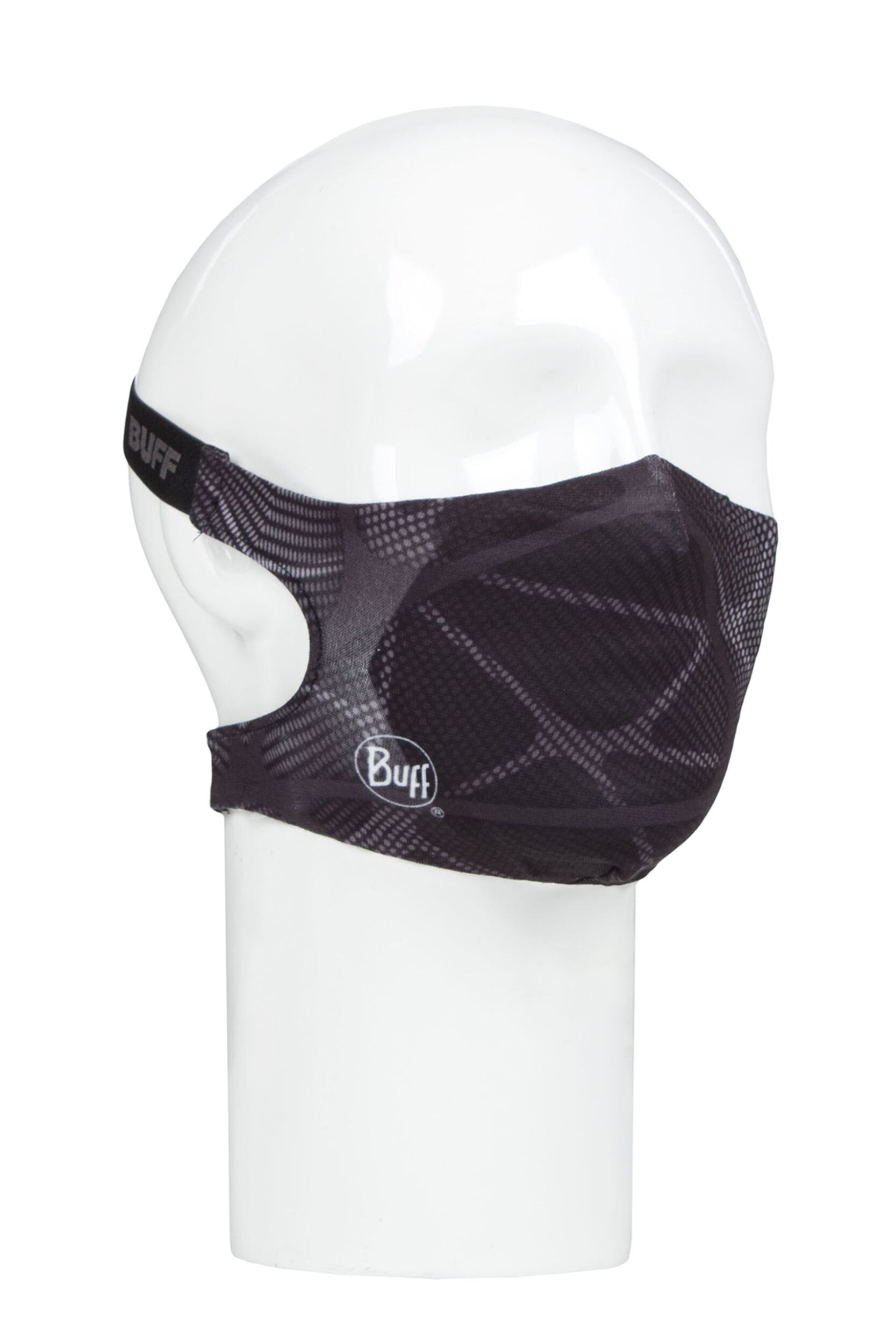 Adult 1 Pack BUFF Filter Mask Face Cover with 5 Replacement Filters Ape-x Black One Size