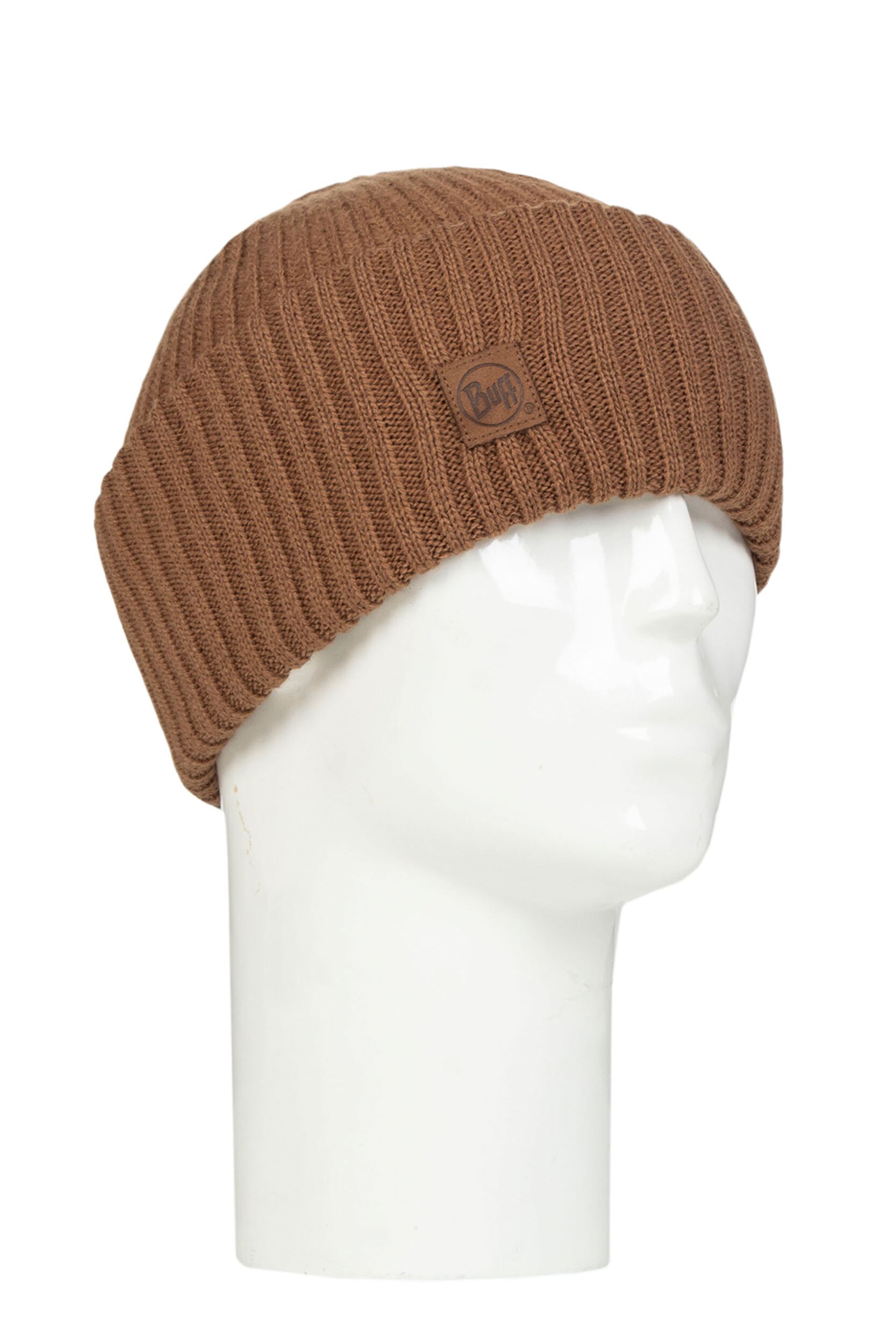 BUFF 1 Pack Knitted Beanie Hat Brindle Brown One Size