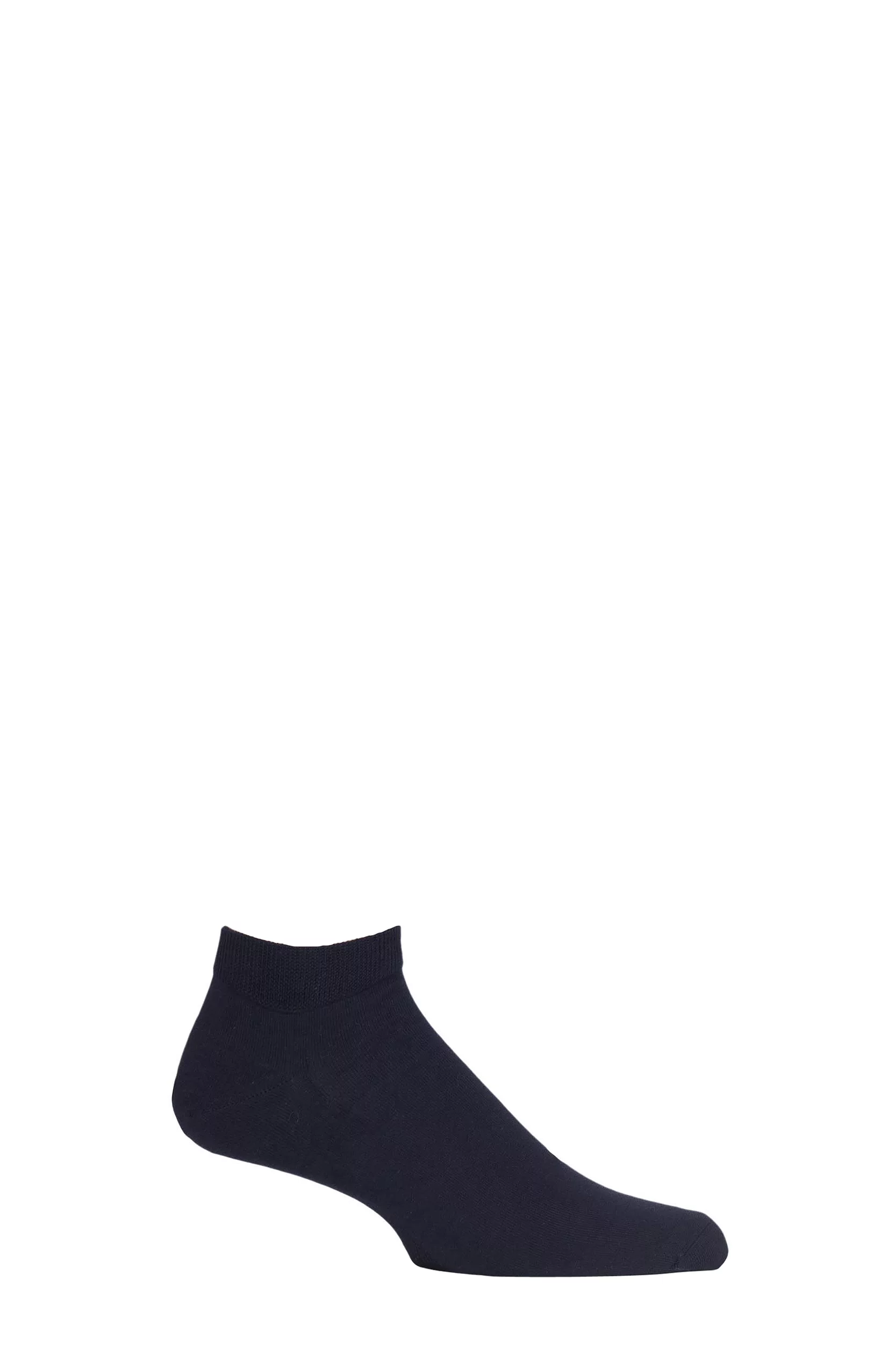 1 Pair Dark Navy Cool 24/7 Cotton Sneaker Socks Men's 10-11 Mens - Falke