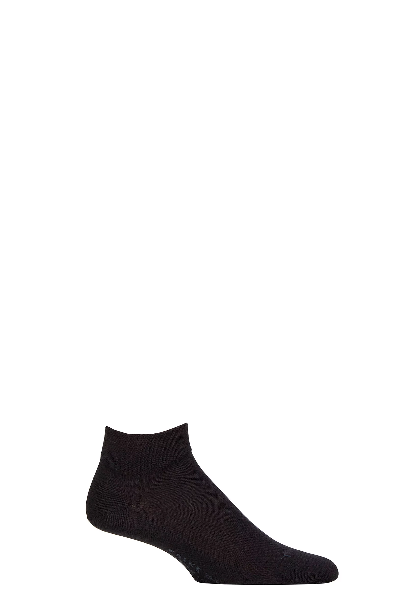 Mens 1 Pair Falke Sensitive London Cotton Trainer Socks Dark Navy 5.5-8 Mens