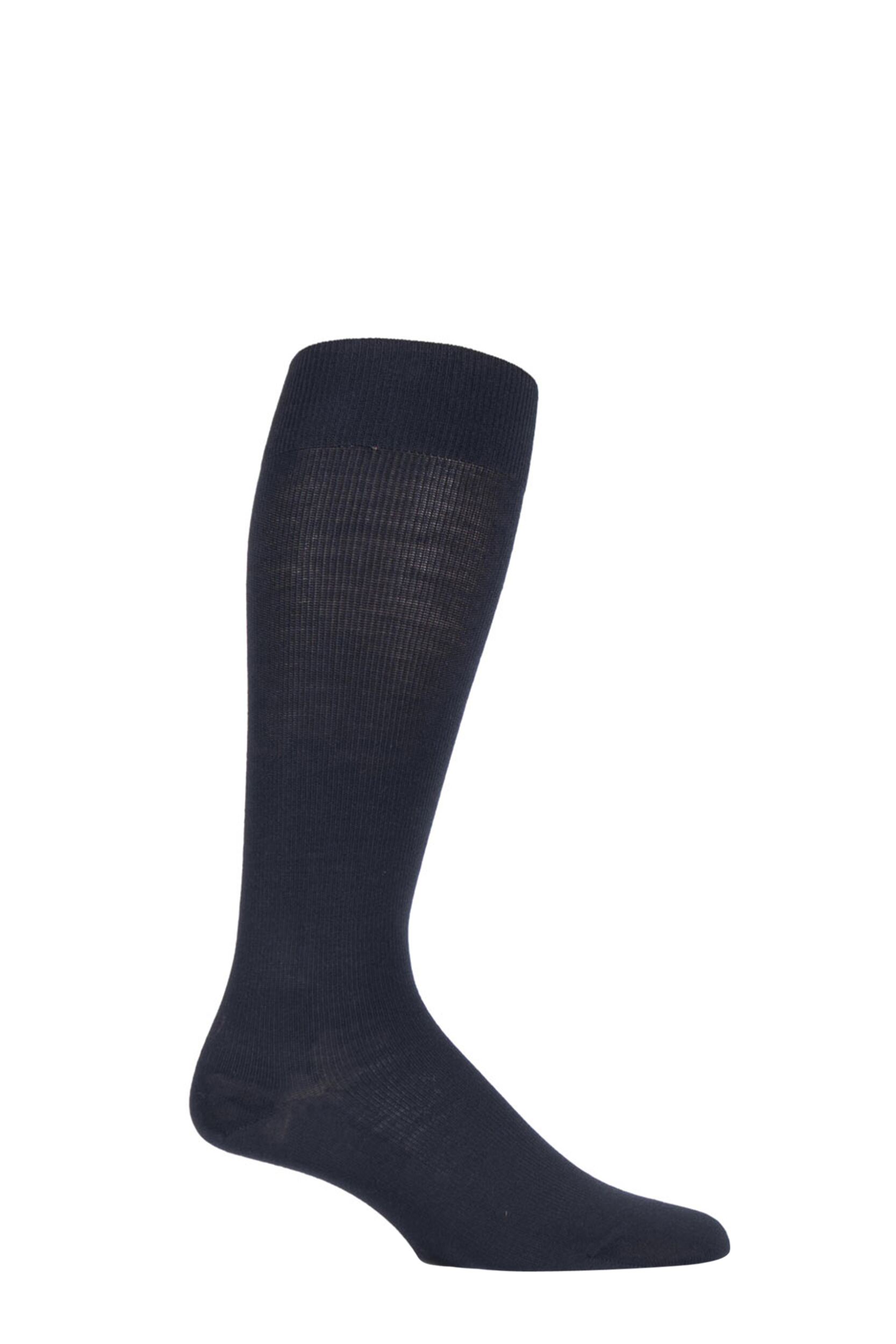 1 Pair Dark Navy Merino Wool Energizing Knee High Socks Men's 10-11 Mens - Falke