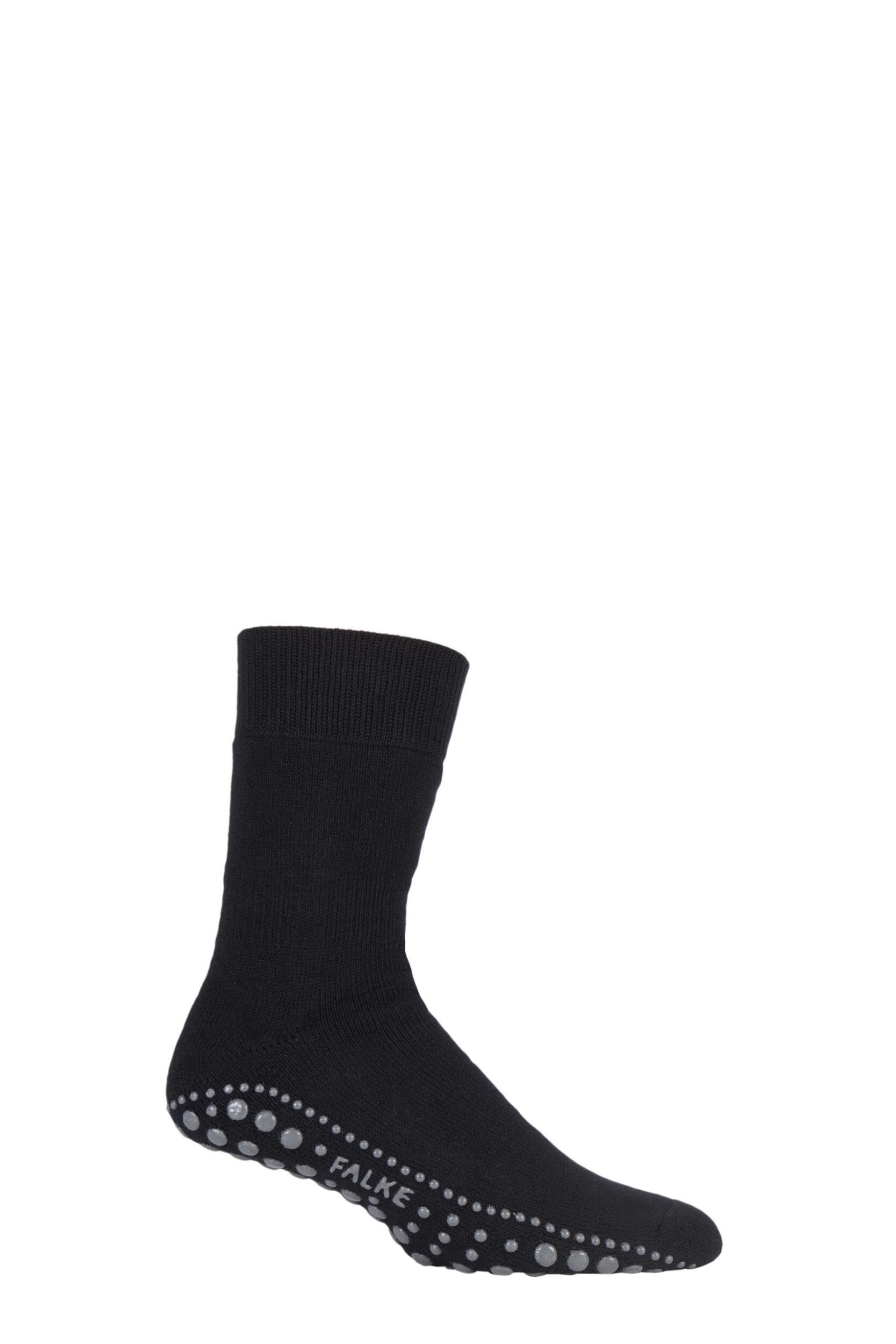 1 Pair Black Homepads Men's 5.5-8 Mens - Falke