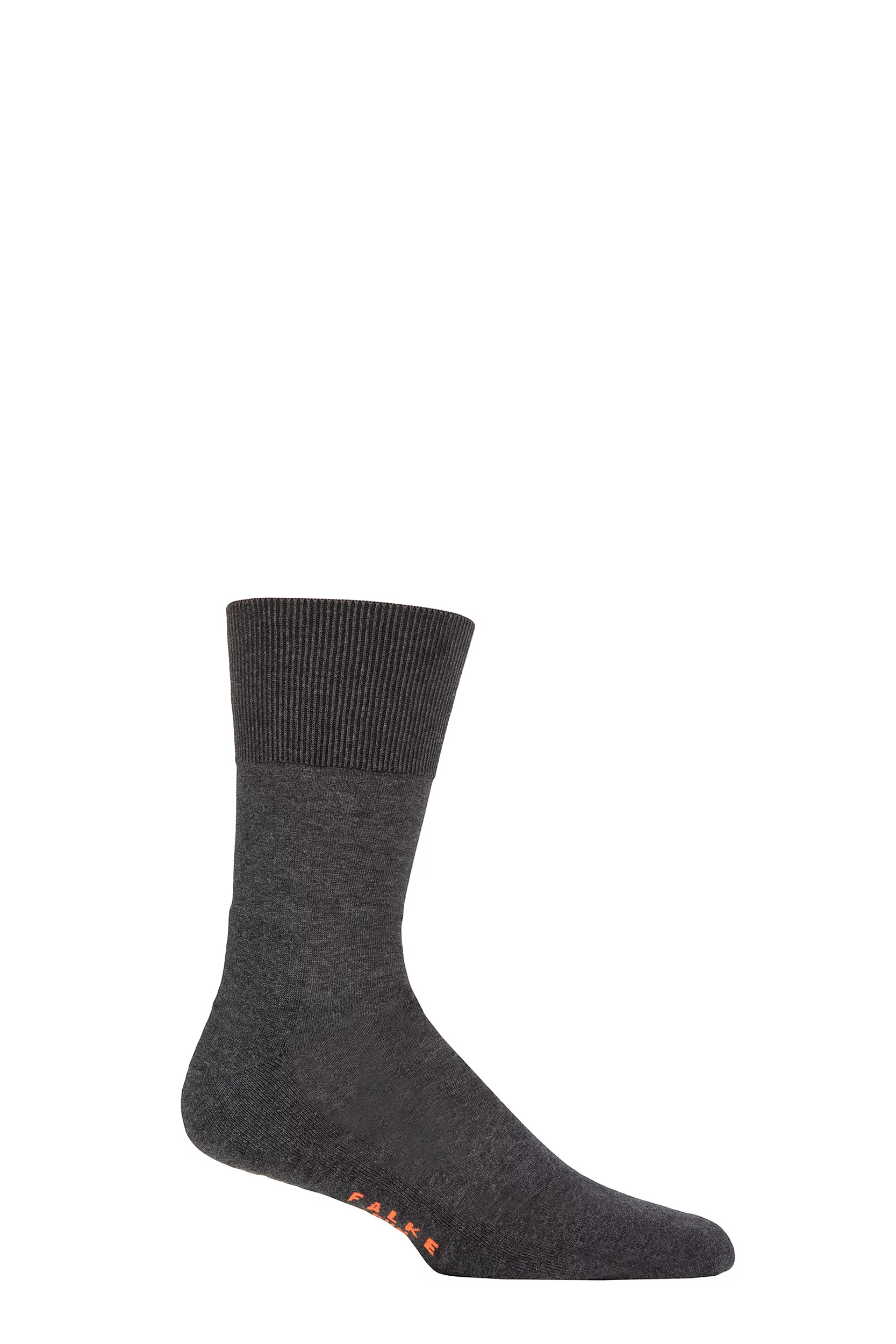Mens and Women's 1 Pair Falke Sport Spirit Run Crew Socks Dark Grey 15-16 Mens