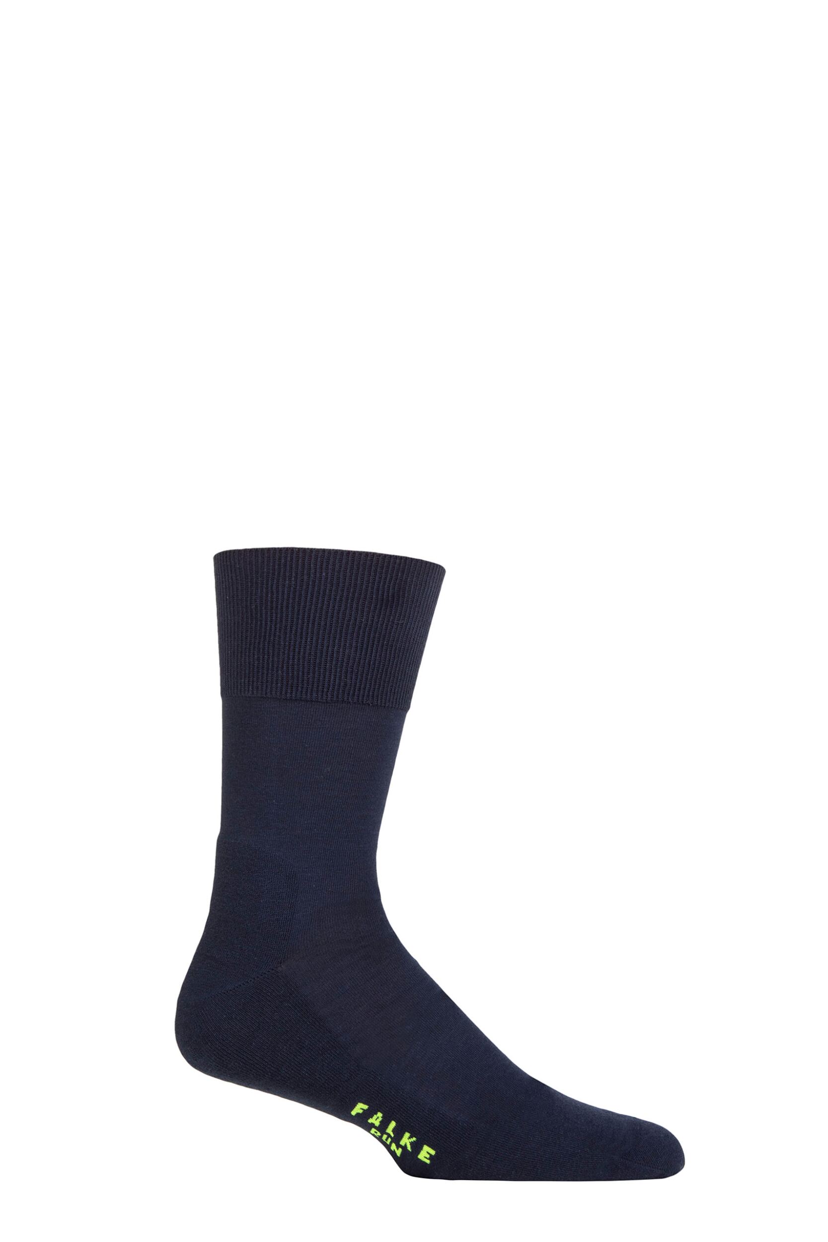 Mens and Women's 1 Pair Falke Sport Spirit Run Crew Socks Marine 13-14 Mens