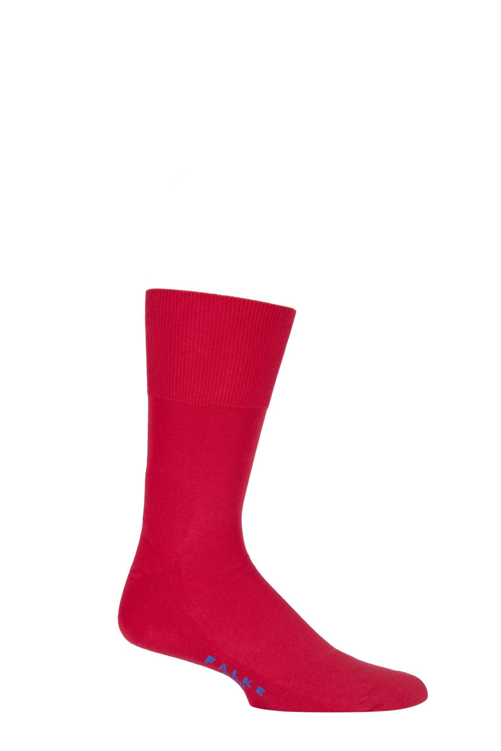 1 Pair Scarlet Sport Spirit Run Crew Socks Unisex 4-5 Unisex - Falke