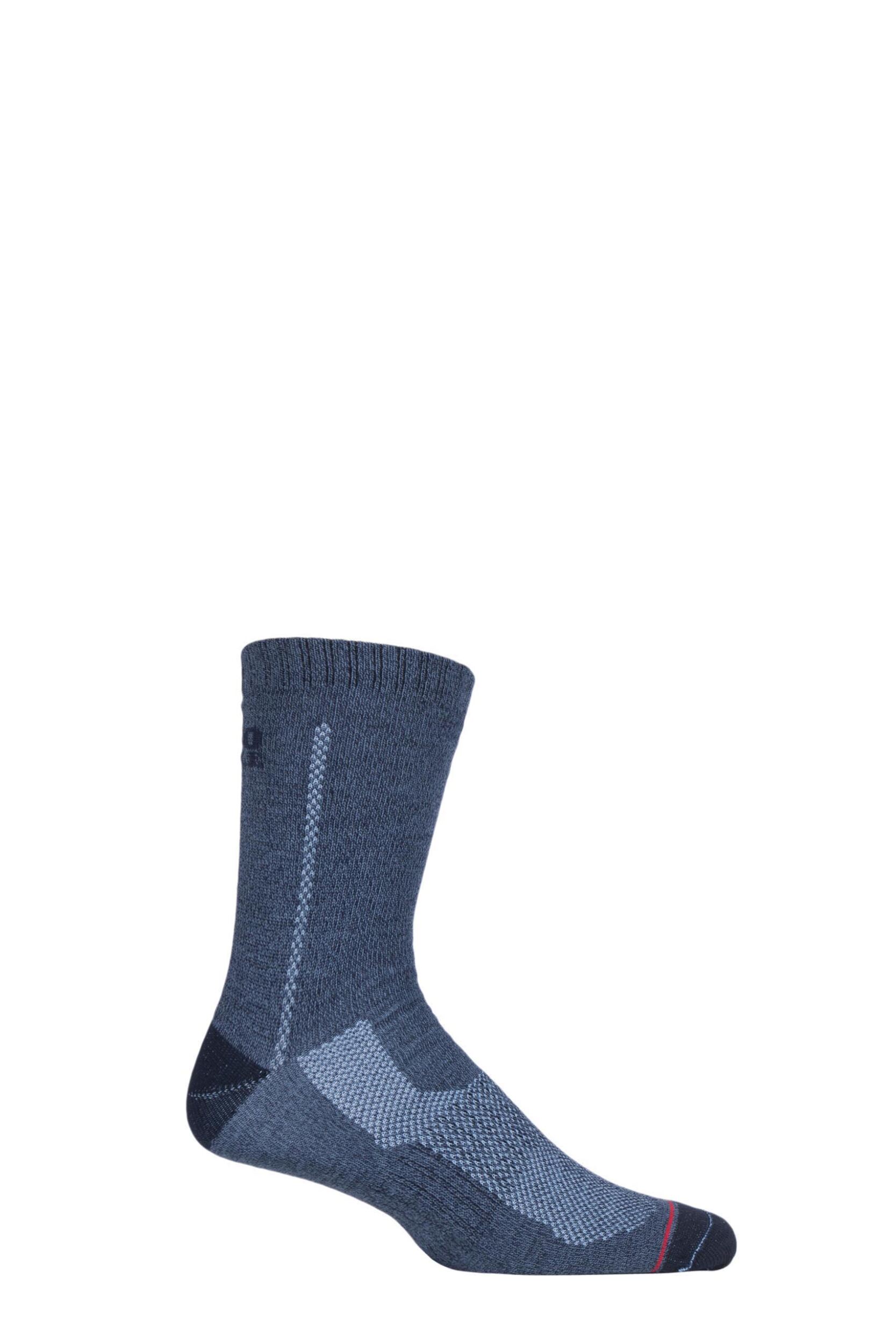 1 Pair Sapphire Tactel All Terrain Socks Men's 6-8.5 Mens - 1000 Mile