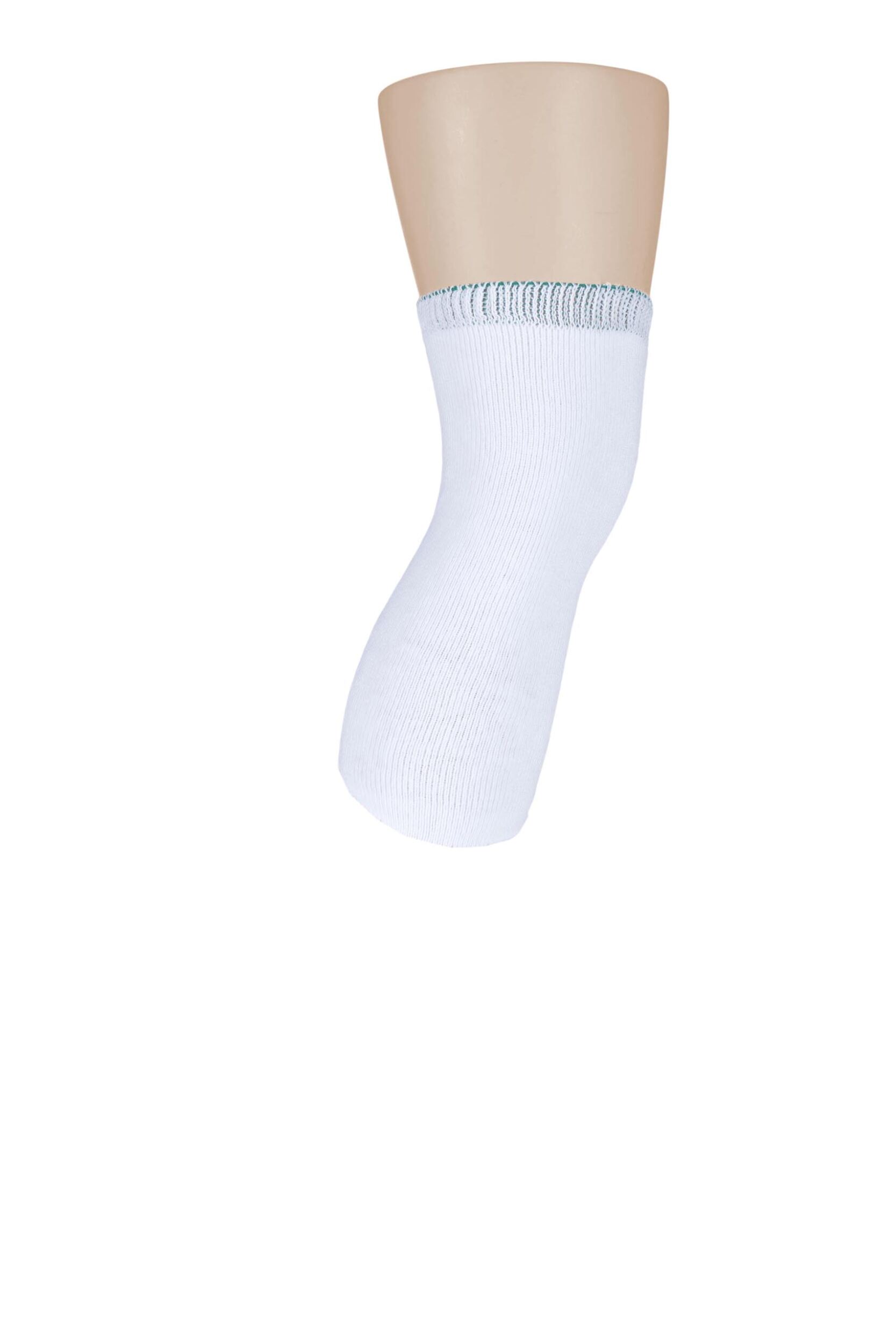 Image of Mens and Women's SOCKSHOP 6 Pack IOMI FootNurse Prosthetic Socks for Below the Knee Amputees White 30cm