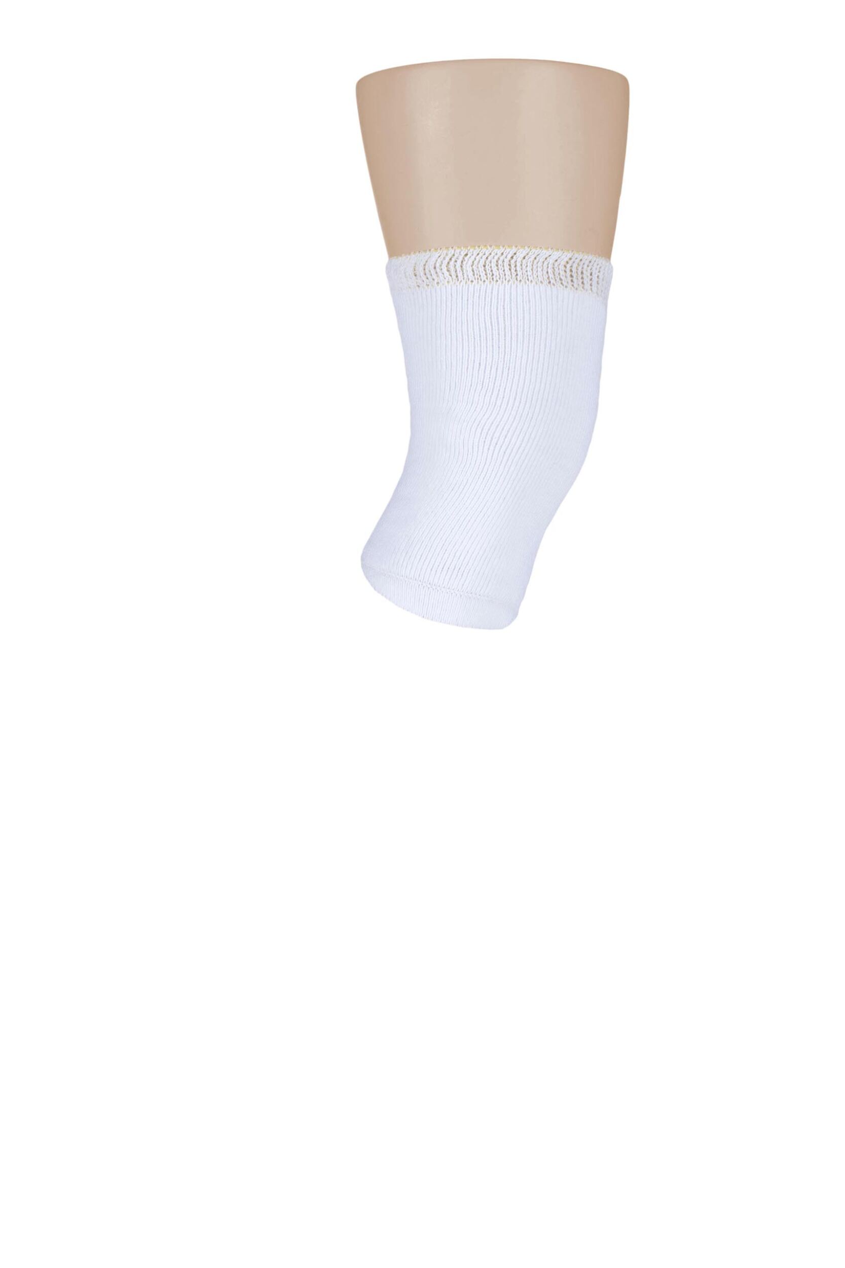 Image of Mens and Women's SOCKSHOP 6 Pack IOMI FootNurse Prosthetic Socks for Below the Knee Amputees White 25cm