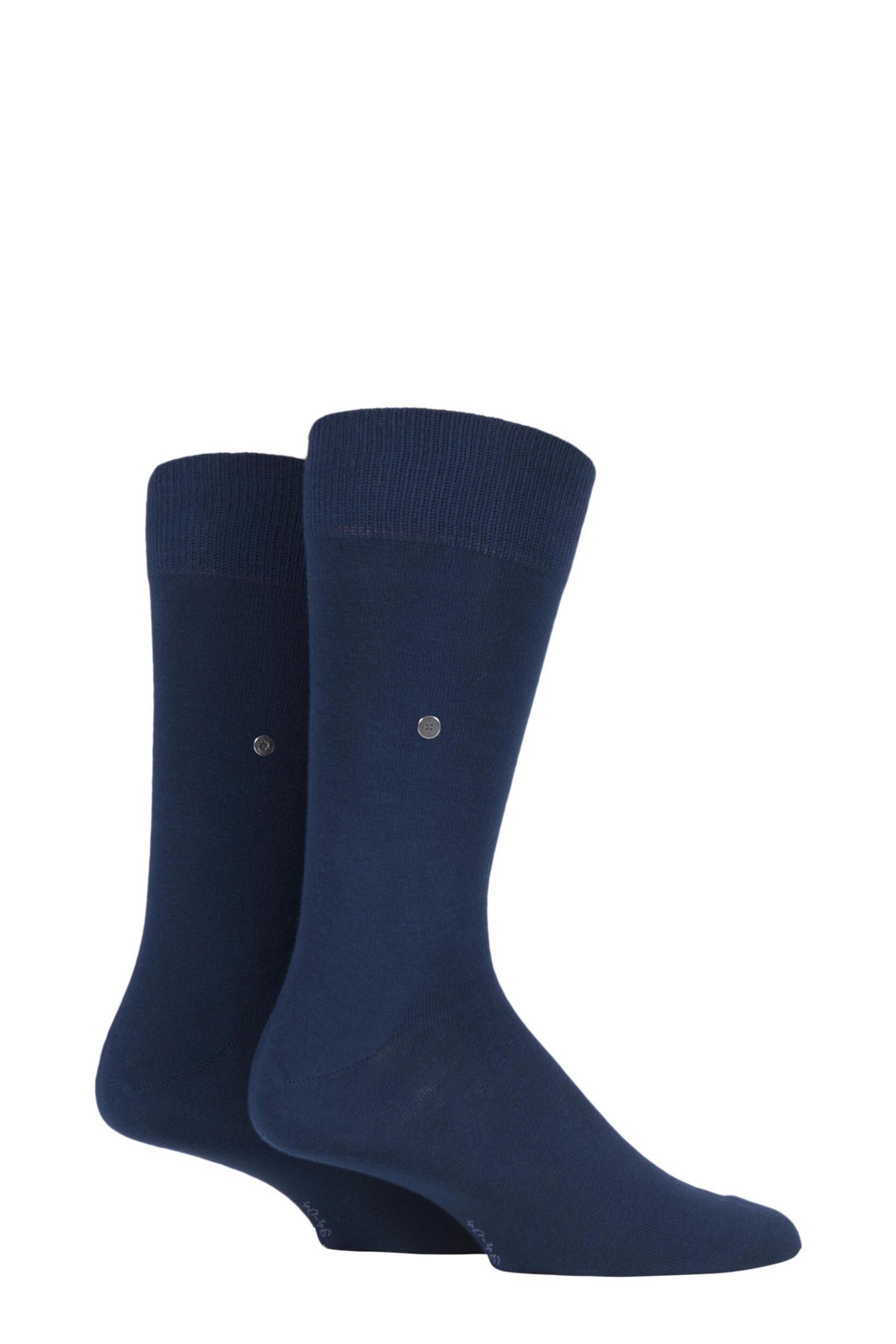 2 Pair Marine Everyday Cotton Socks Men's 6.5-11 Mens - Burlington