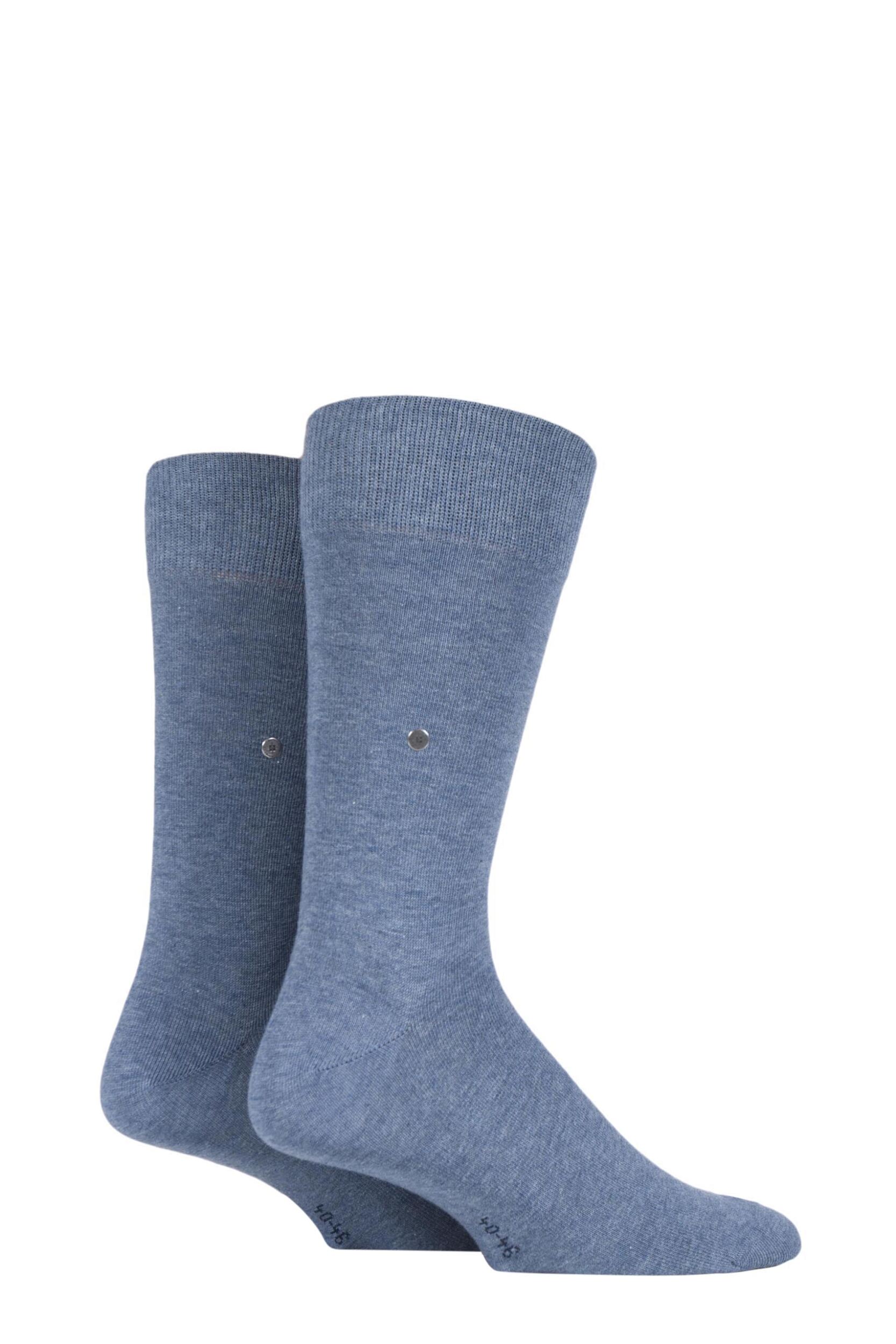 Image of 2 Pair Denim Everyday Cotton Socks Mens6.5-11 Mens - Burlington