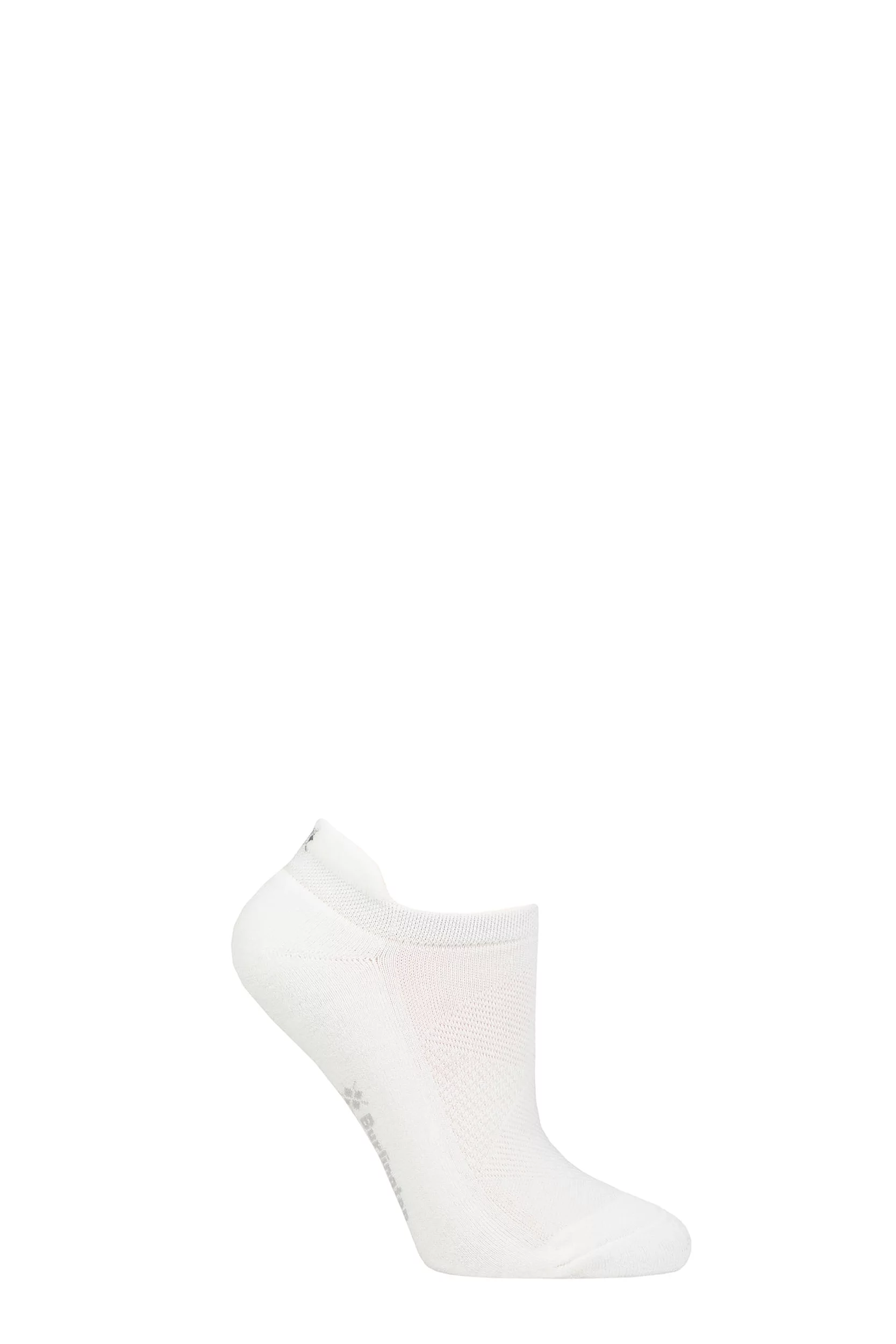 Women's 1 Pair Burlington Athleisure Trainer Socks White 5.5-8 Ladies