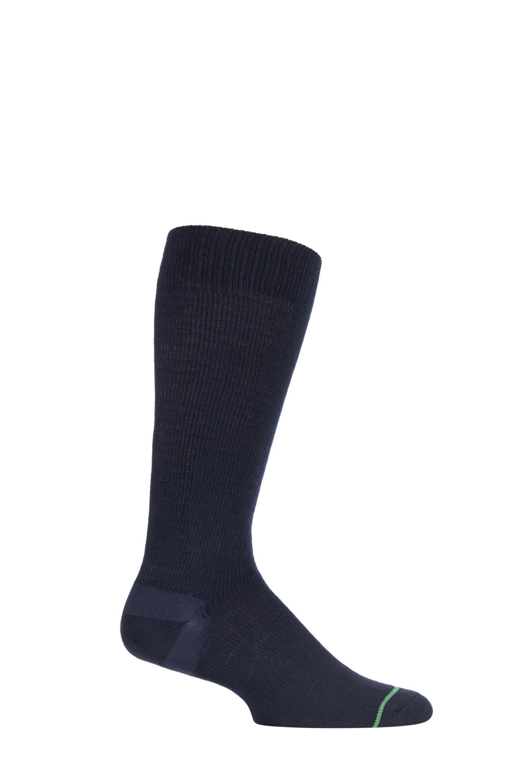1 Pair Navy Tactel Ultimate Light Weight Walking Socks Men's 9-11.5 Mens - 1000 Mile