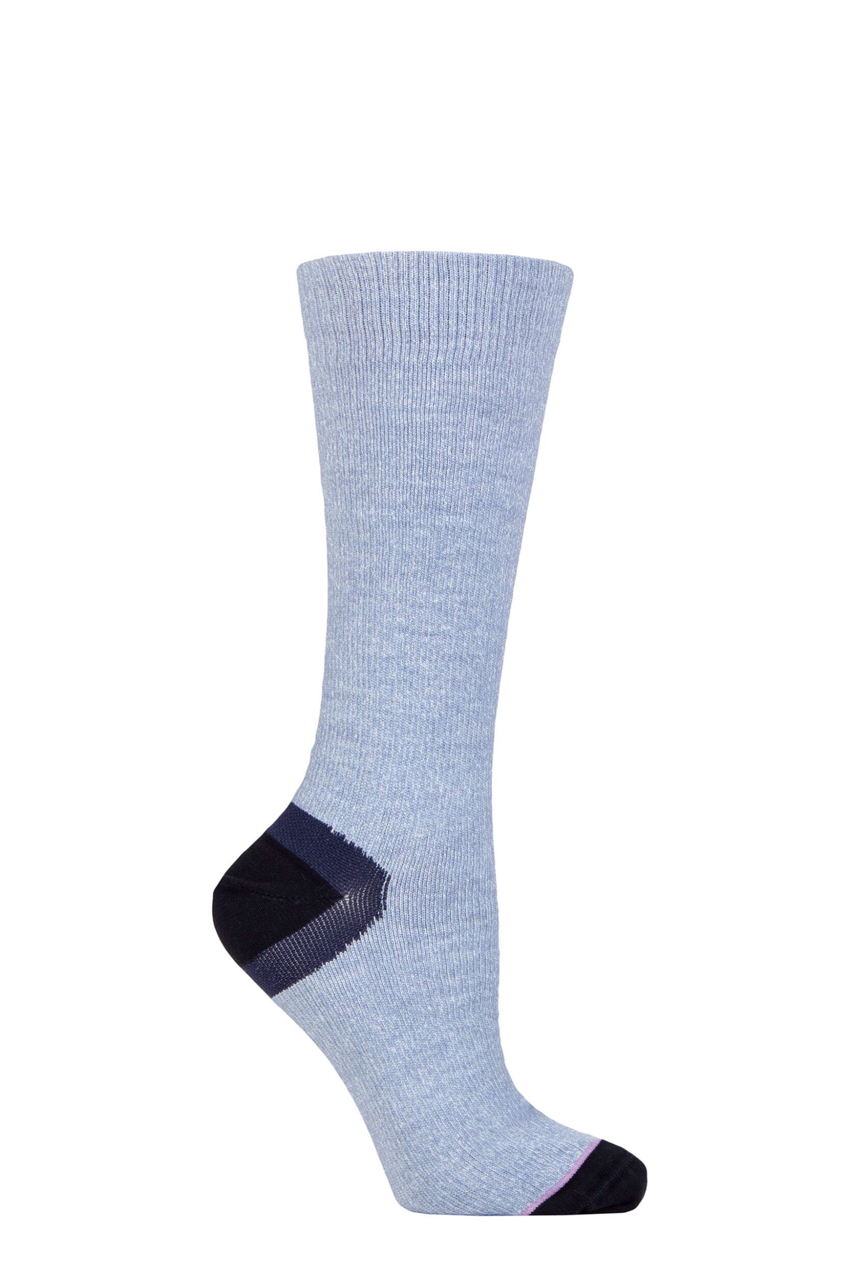 1000 Mile 1 Pair Lightweight Repreve Walking Socks Cornflower 3-5.5 Ladies