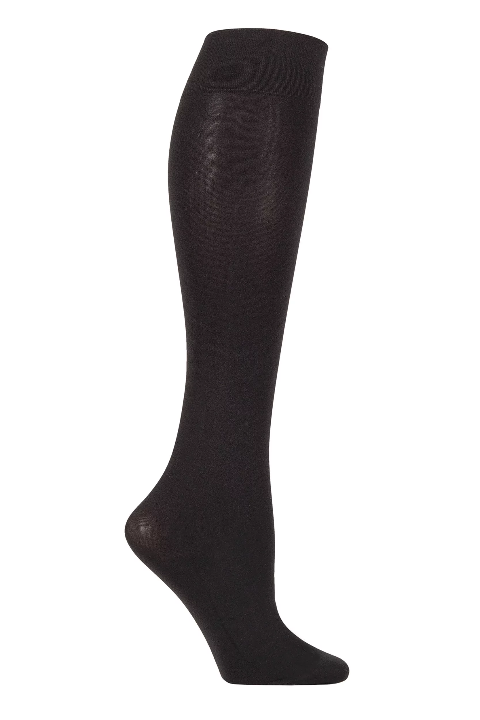 Women's 1 Pair Falke Pure Matt 50 Knee High Socks Black 5.5-8 Women'