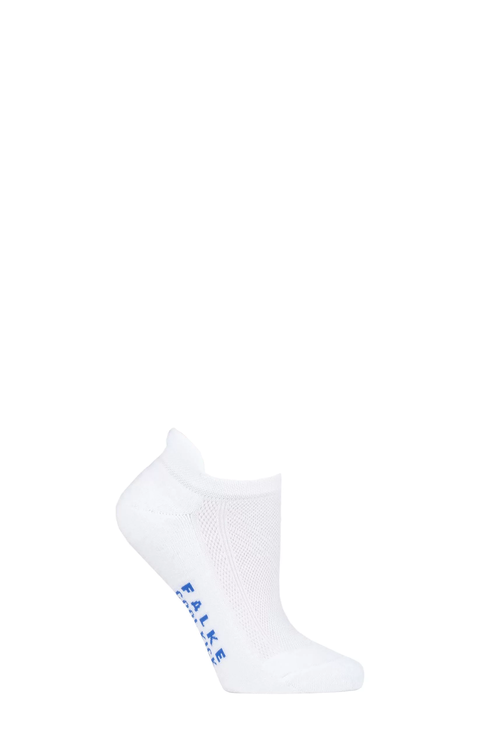 1 Pair White Cool Kick Cotton Sneaker Socks Ladies 4-5 Ladies - Falke