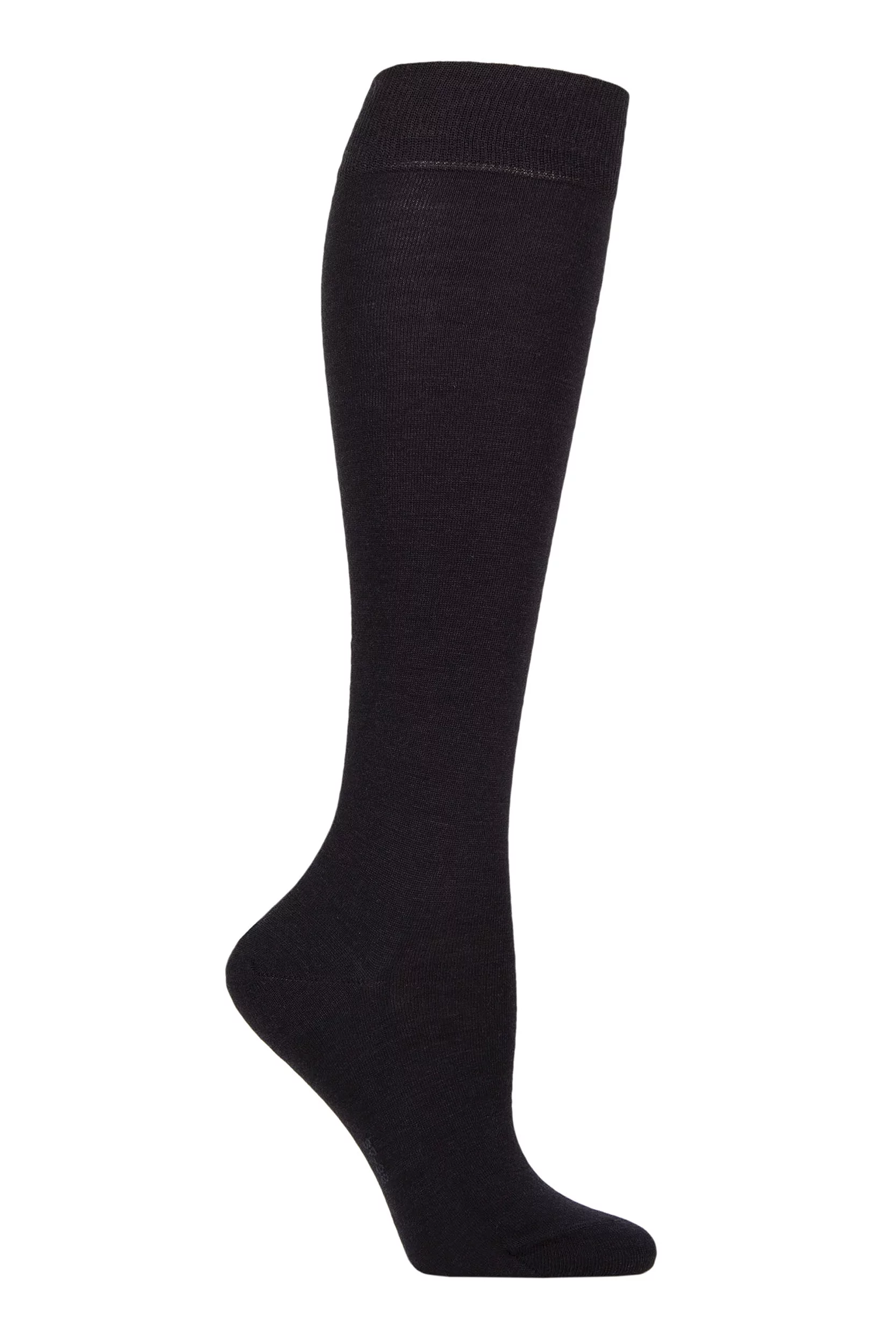Women's 1 Pair Falke Soft Merino Wool Knee High Socks Dark Navy 37