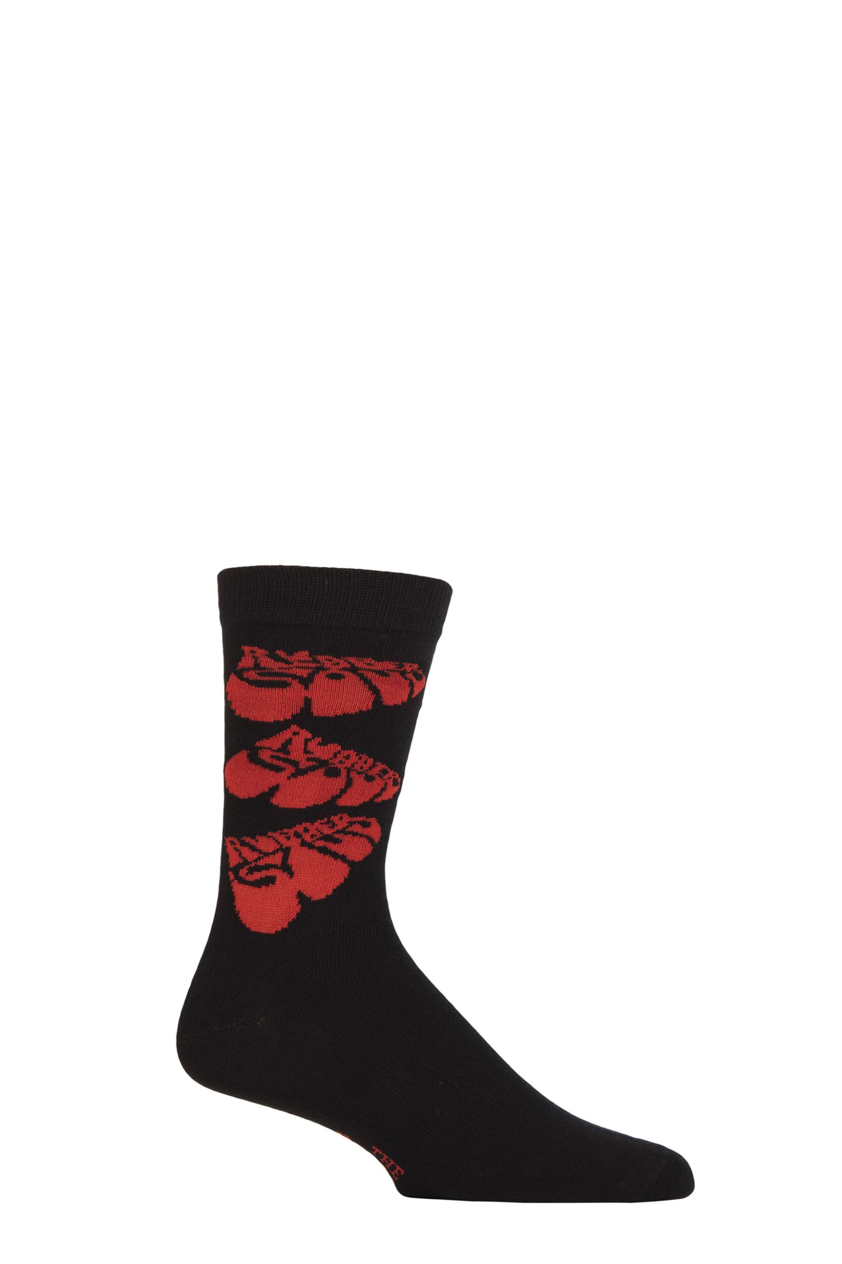 SOCKSHOP Music Collection 1 Pair The Beatles Cotton Socks Rubber Soul 4-7 Unisex