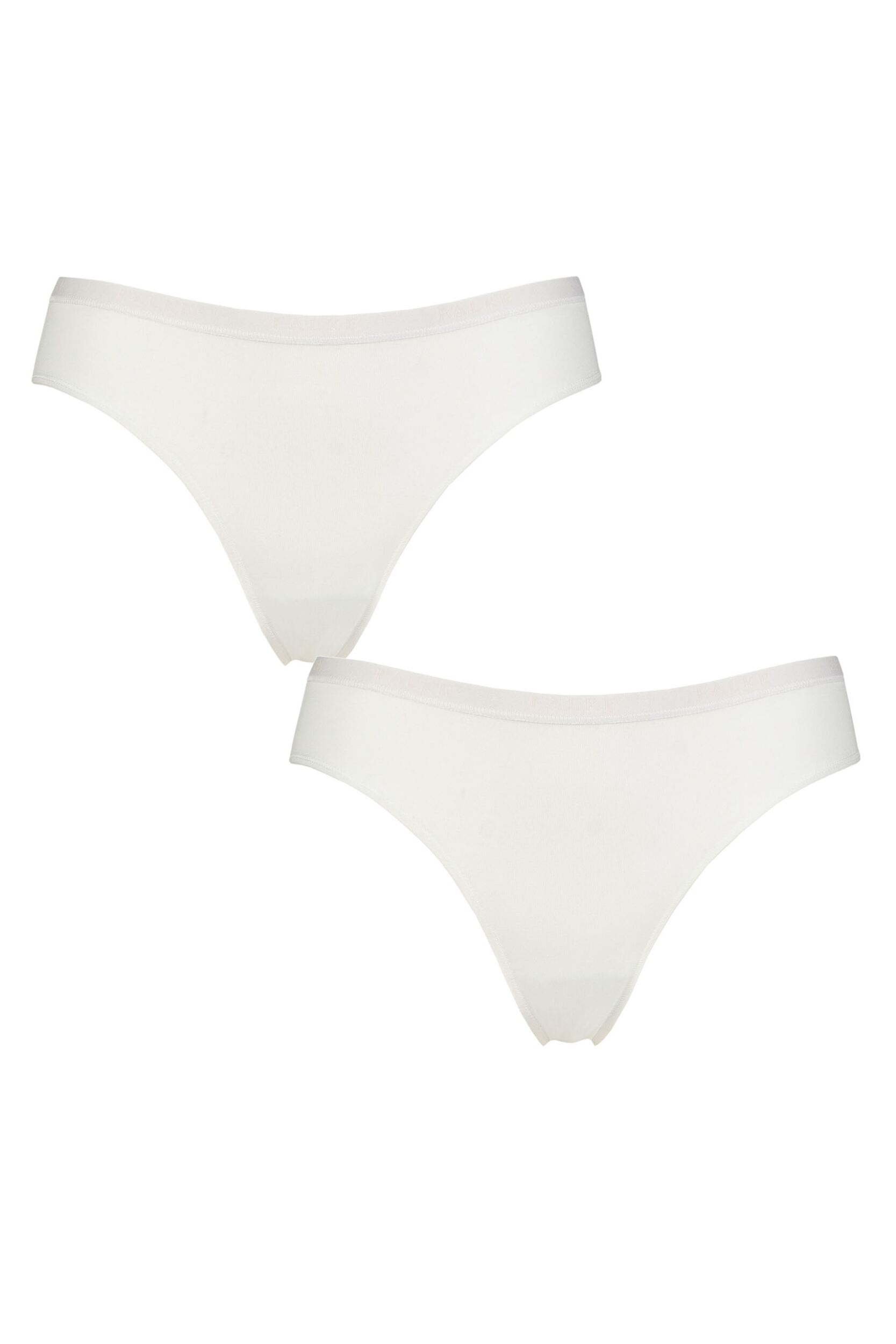 Women’s 2 Pack Falke Daily Comfort Cotton Briefs White Medium