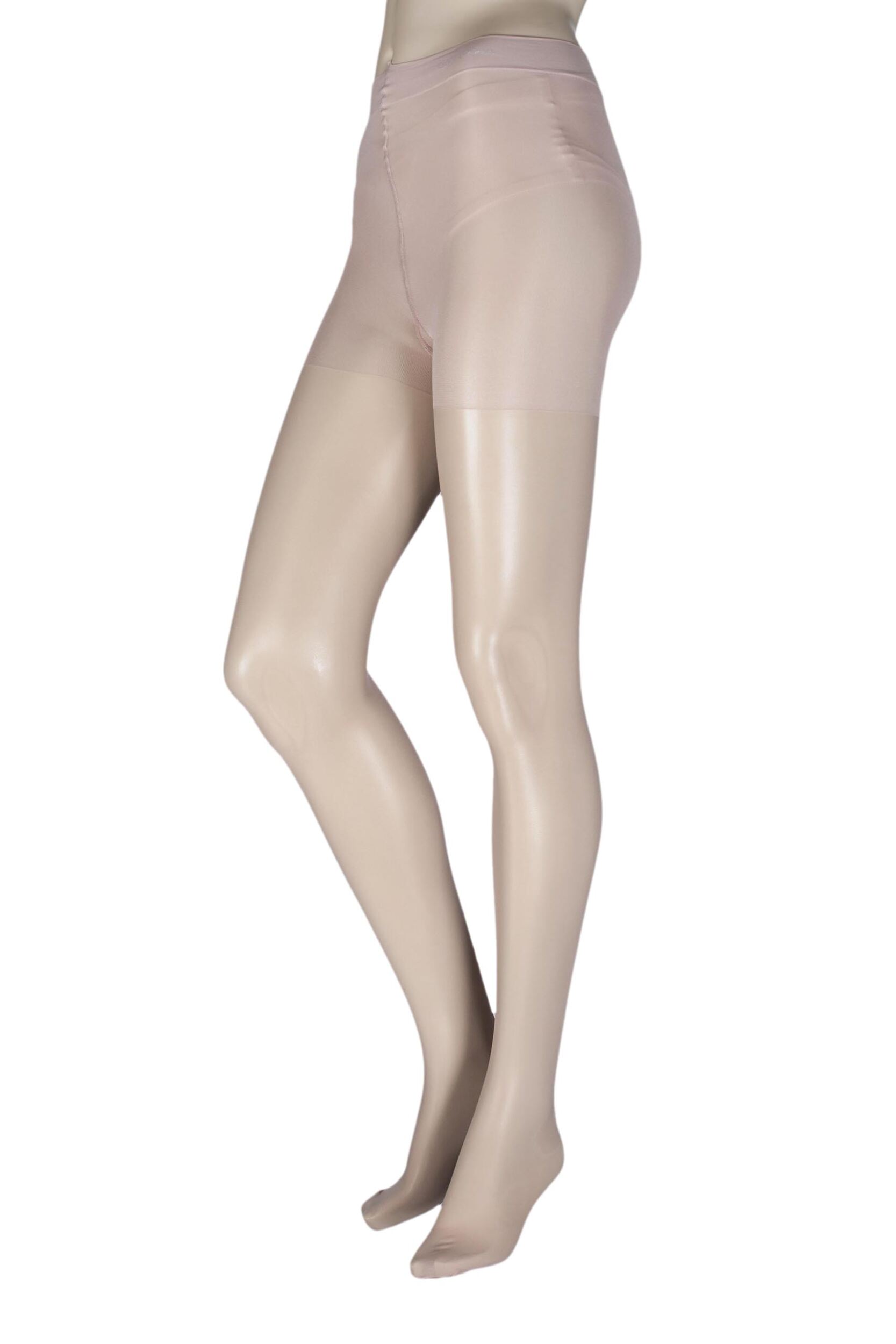 Image of Ladies 1 Pair Calvin Klein Sheer Essentials Active Tights with Control Top