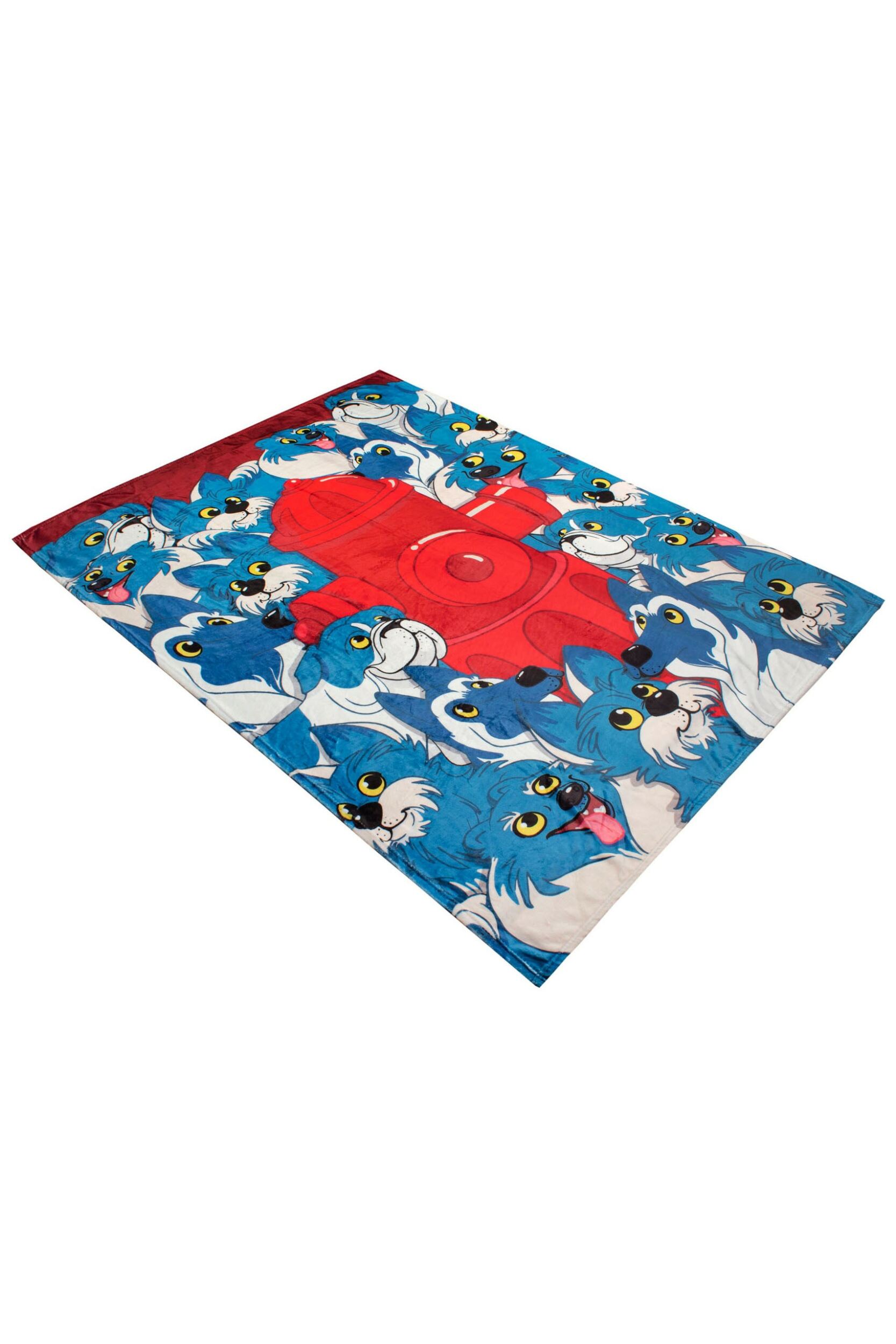 1 Pack Heat Holders 1.7 TOG Dog Pattern Blanket Blueberry 127*178CM
