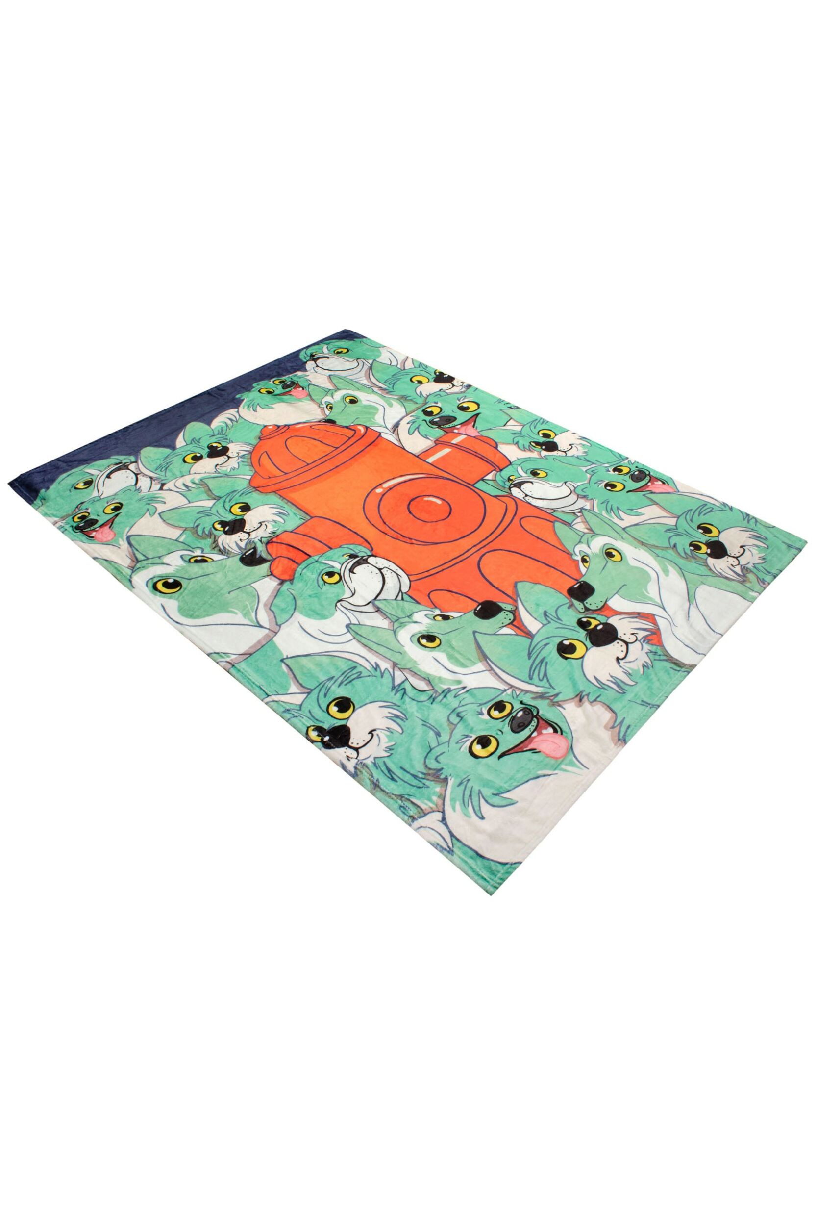 1 Pack Heat Holders 1.7 TOG Dog Pattern Blanket Matcha 127*178CM