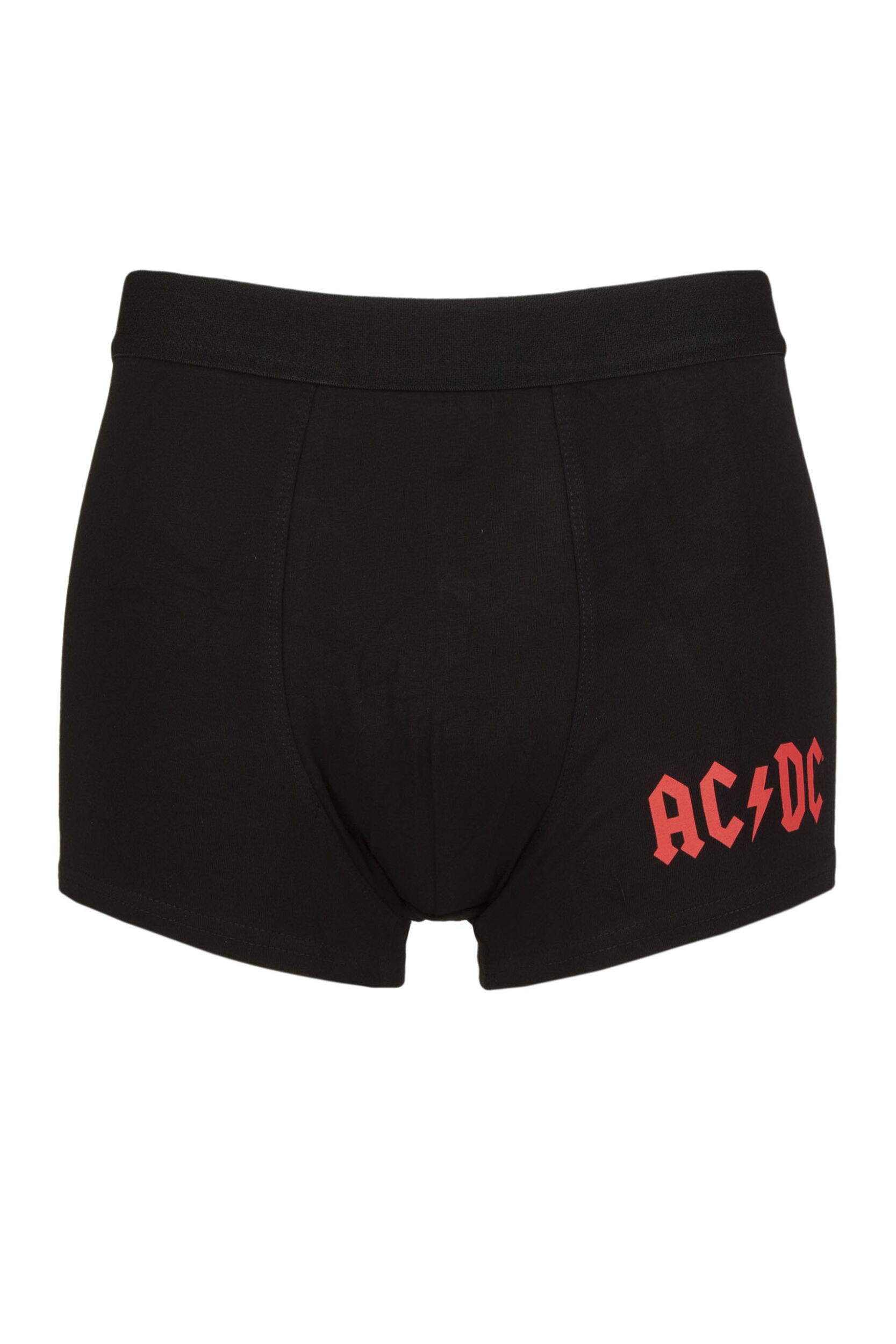 SOCKSHOP Music Collection 1 Pack AC/DC Boxer Shorts Black Extra Large