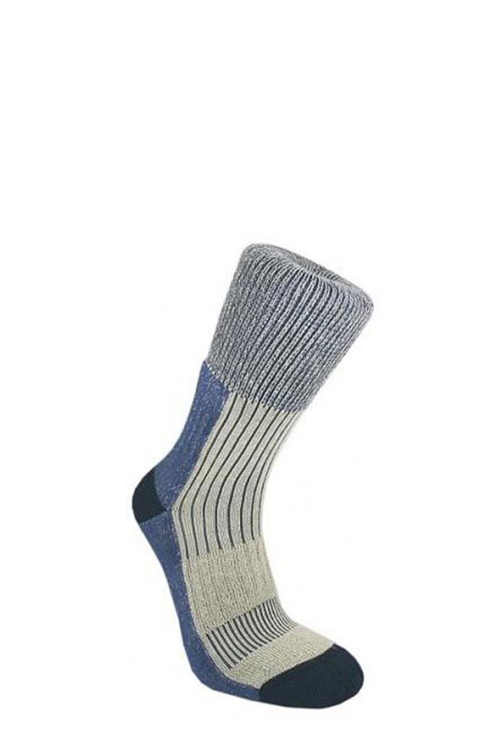 1 Pair Indigo Active Light Hiker Cotton and Coolmax Socks For Summer Hiking Men's 9-11.5 Mens - Bridgedale