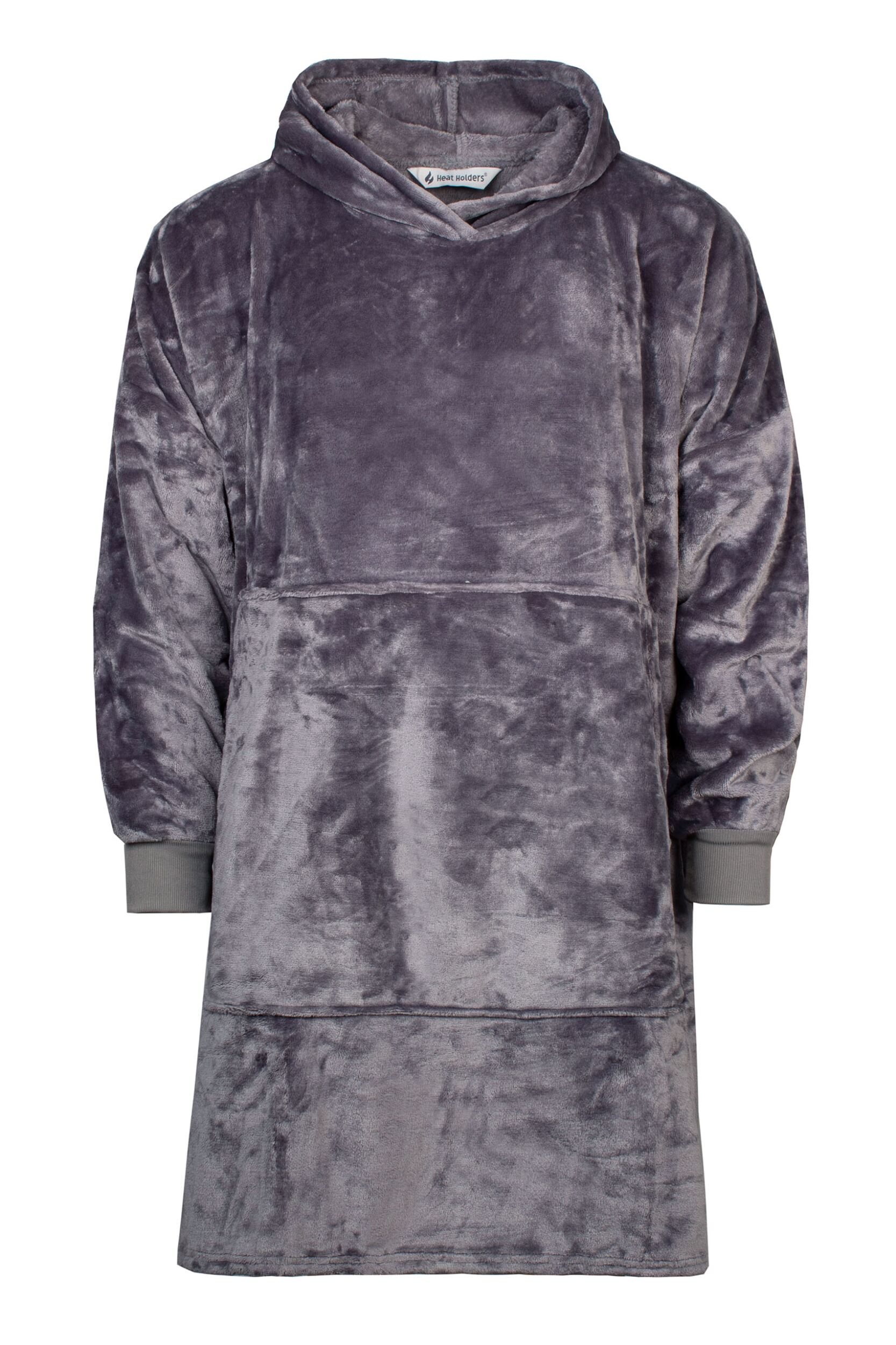 Mens and Women's 1 Pack Heat Holders Mega Hoodie Antique Silver One Size