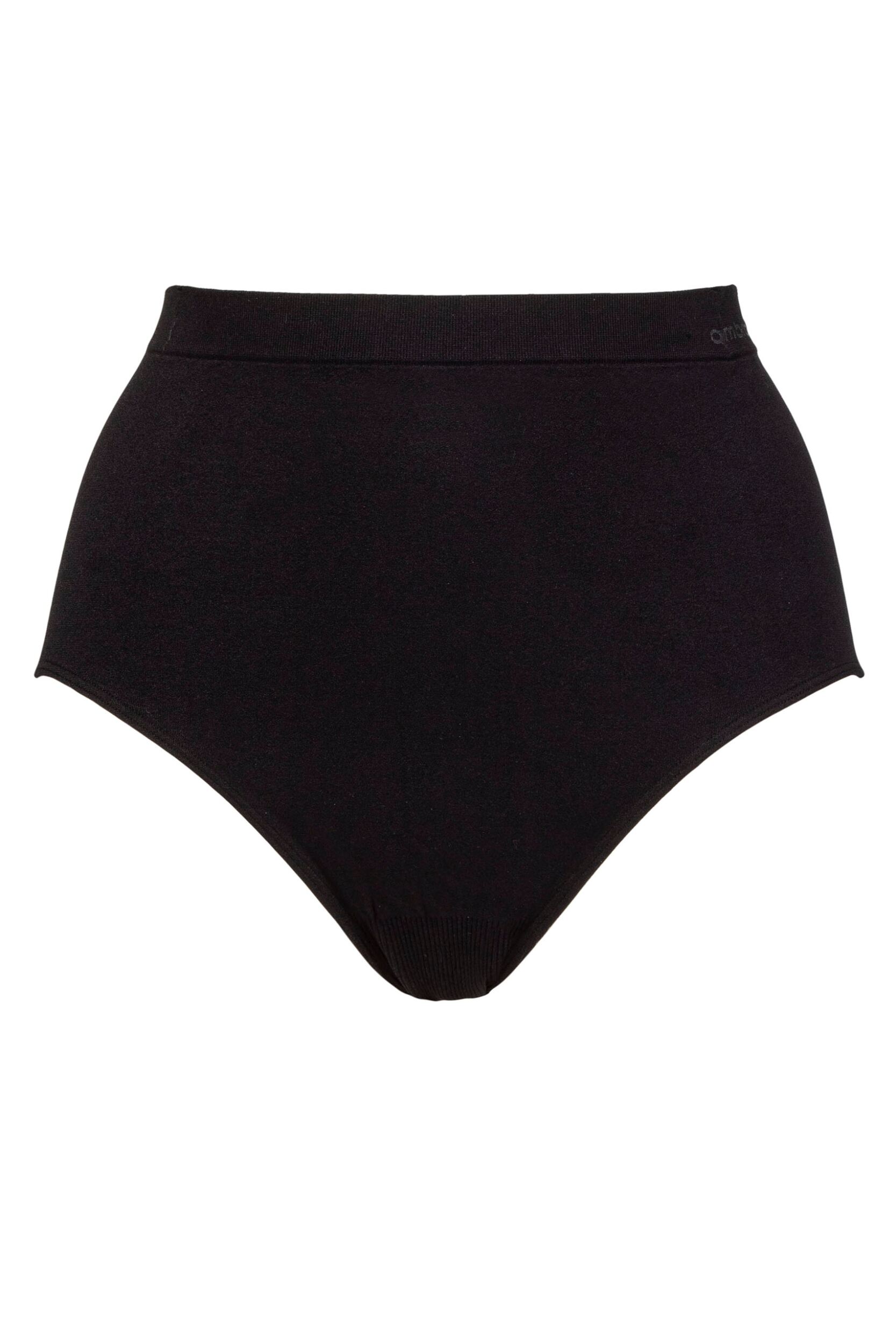 Women's 1 Pack Ambra Powerlite Full Brief Black UK 14-16