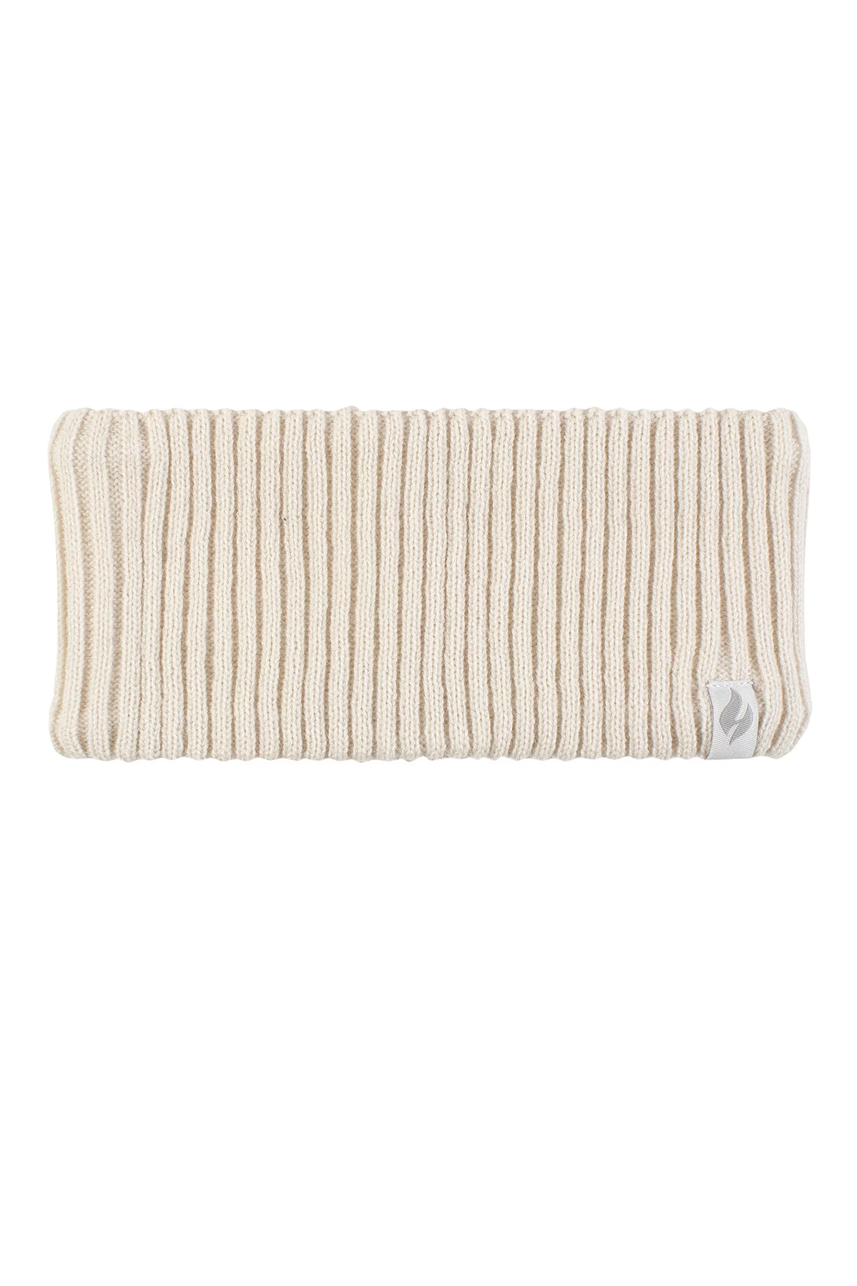 Women's 1 Pack SOCKSHOP Heat Holders Padova Ribbed Headband Cream