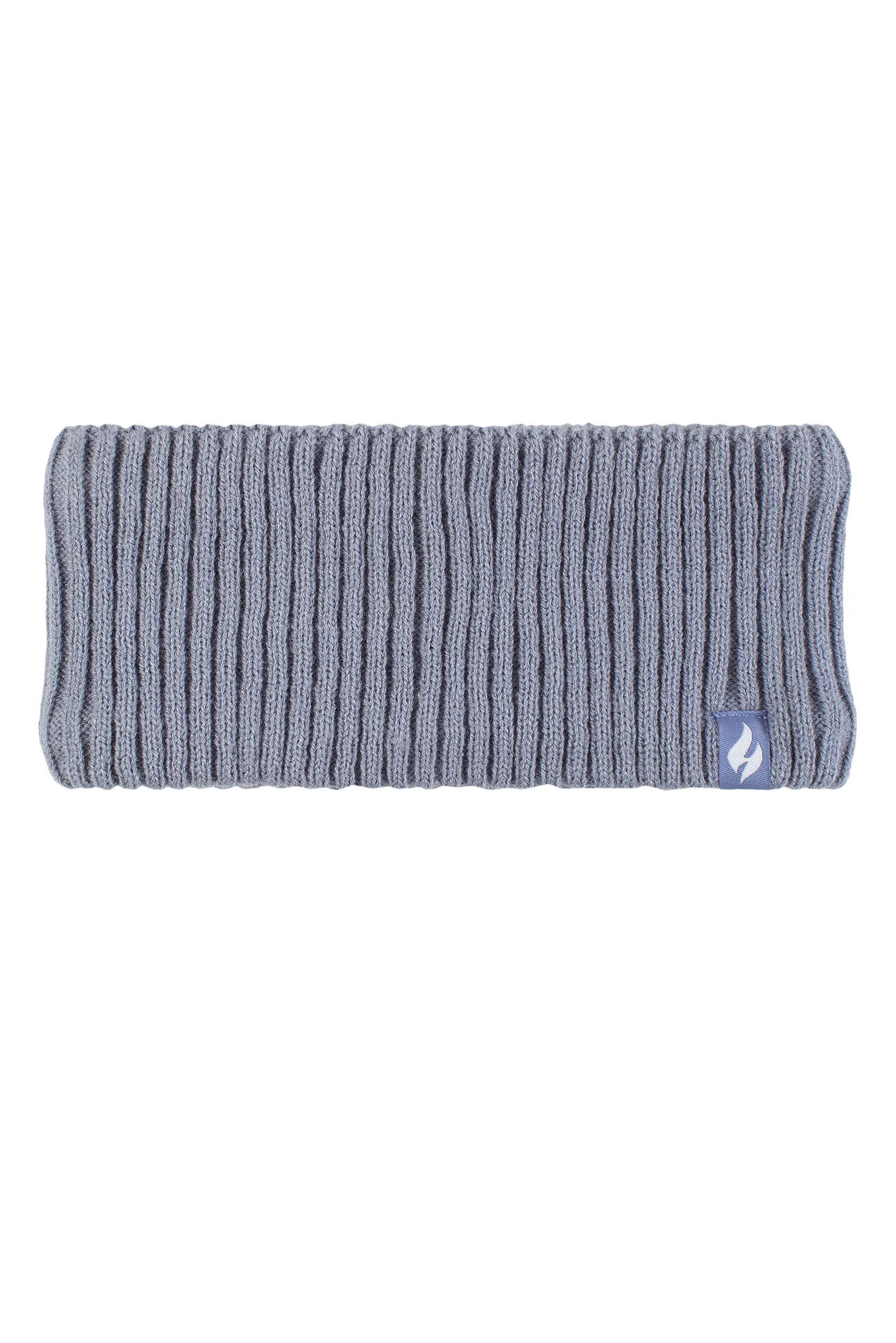 Women's 1 Pack SOCKSHOP Heat Holders Padova Ribbed Headband Dusky Blue