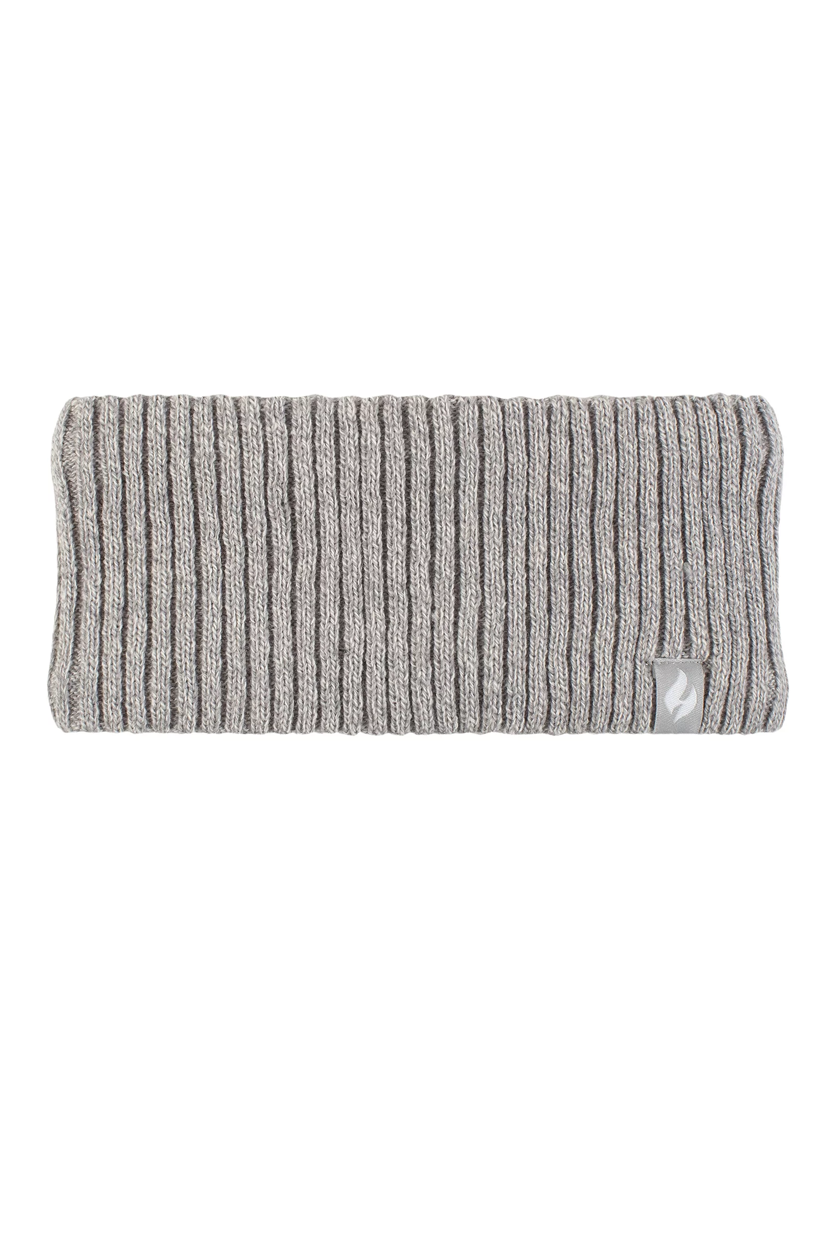 Women's 1 Pack SOCKSHOP Heat Holders Padova Ribbed Headband Light Grey