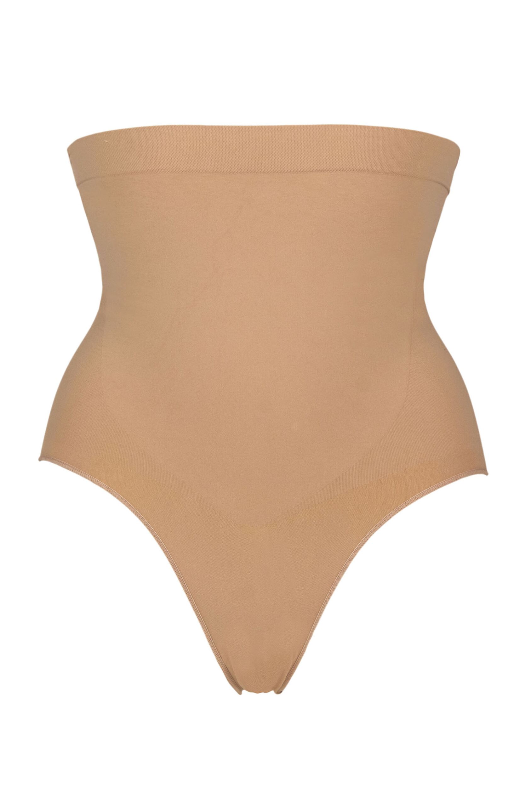 Women's 1 Pack Ambra Killer Curve High Cut Shaping Briefs Toffee UK 10-12