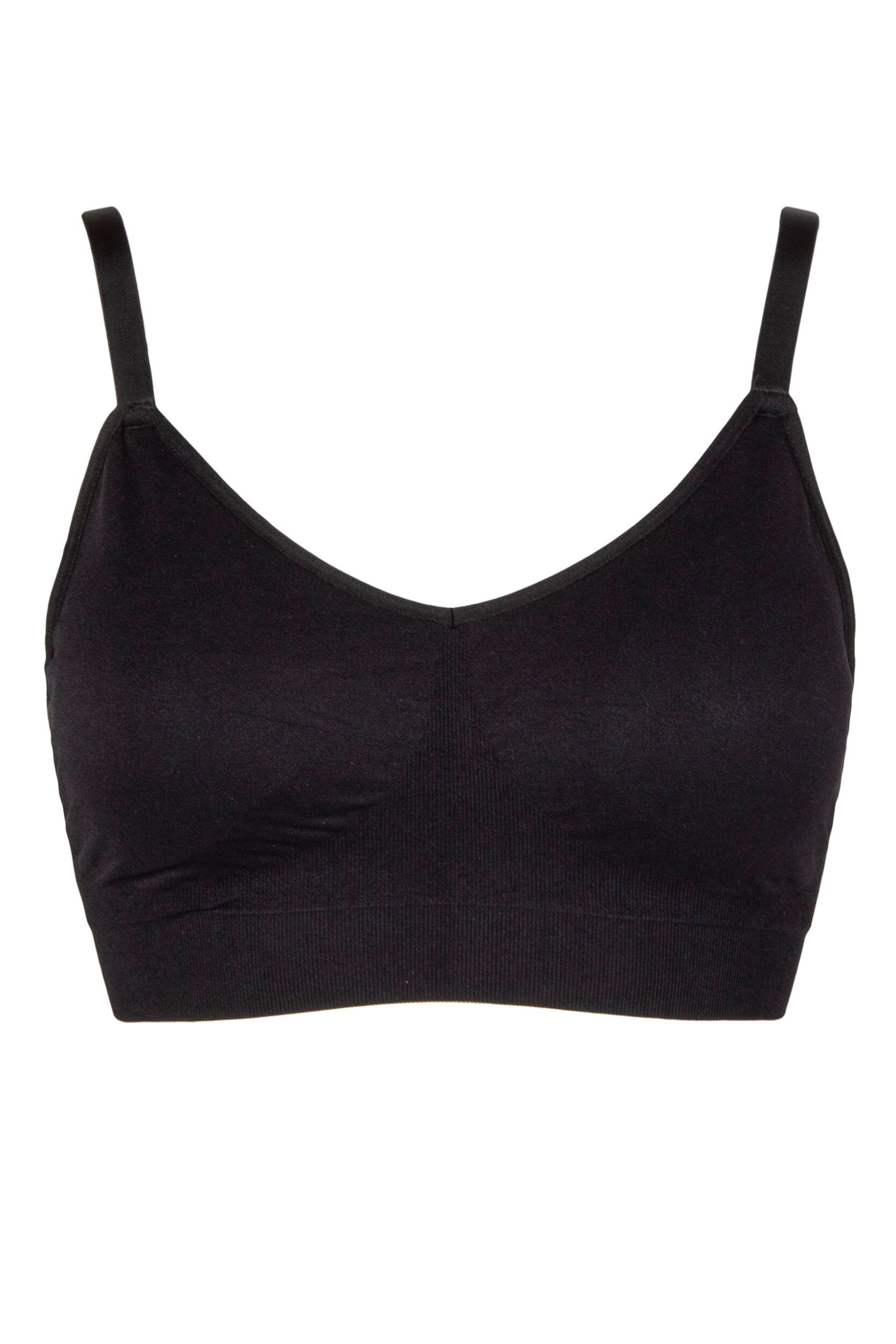 Women's 1 Pack Ambra Curvesque Support Wirefree Bra Black UK 20-22