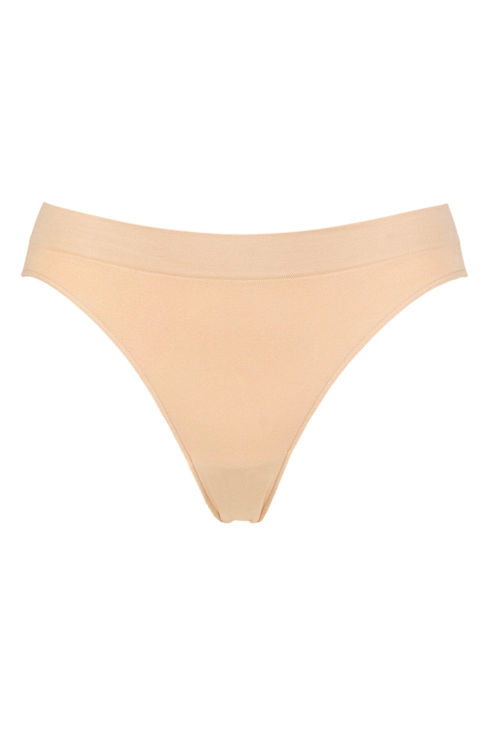 Women's 1 Pack Ambra Bare Essentials Bikini Brief Rose Beige UK 16-18
