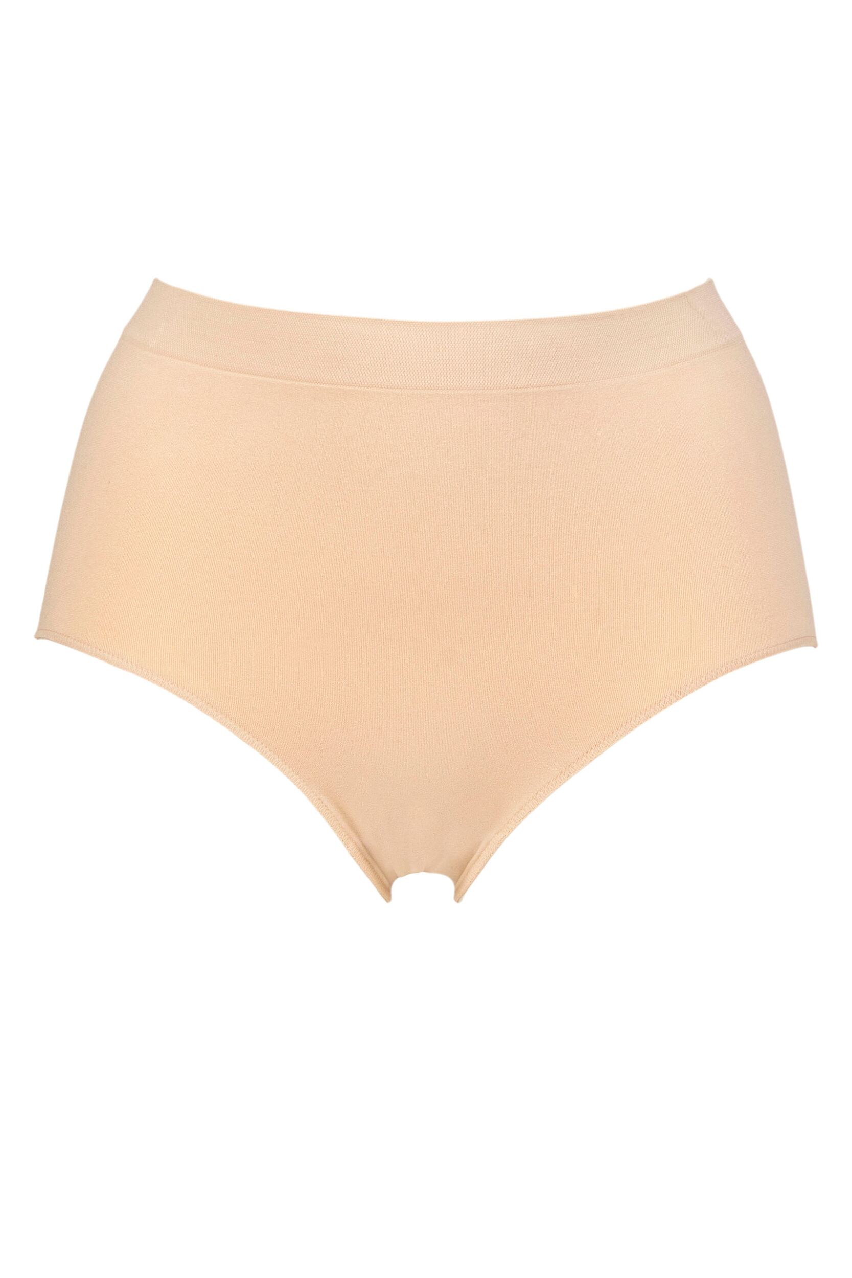 Women's 1 Pack Ambra Bare Essentials Full Brief Rose Beige UK 10-12