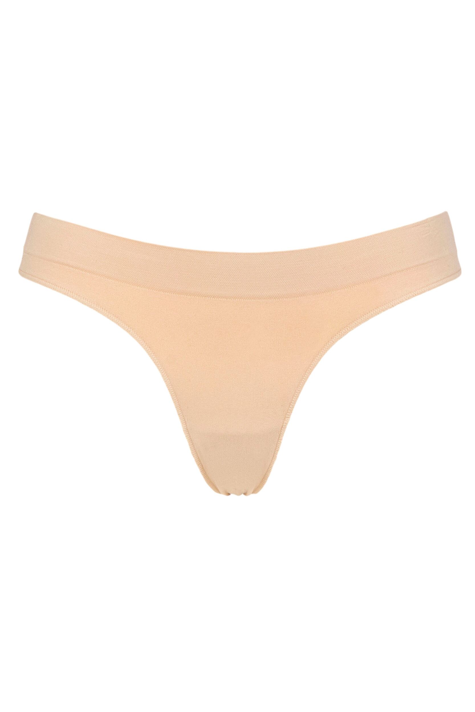 Women's 1 Pack Ambra Bare Essentials G String Rose Beige UK 12-14