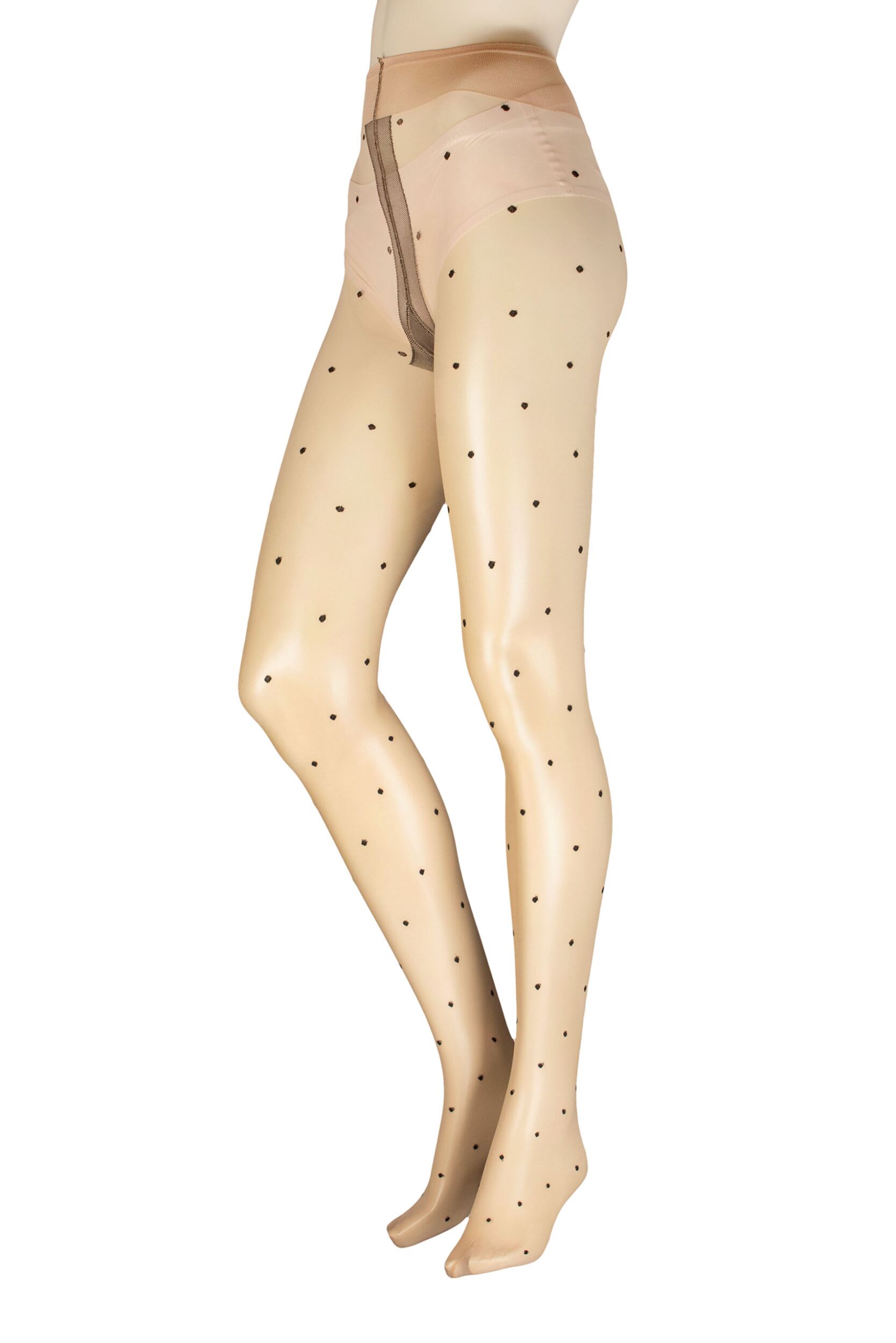 Ladies 1 Pair Trasparenze Anguria Spotted Tights Cosmetic Medium