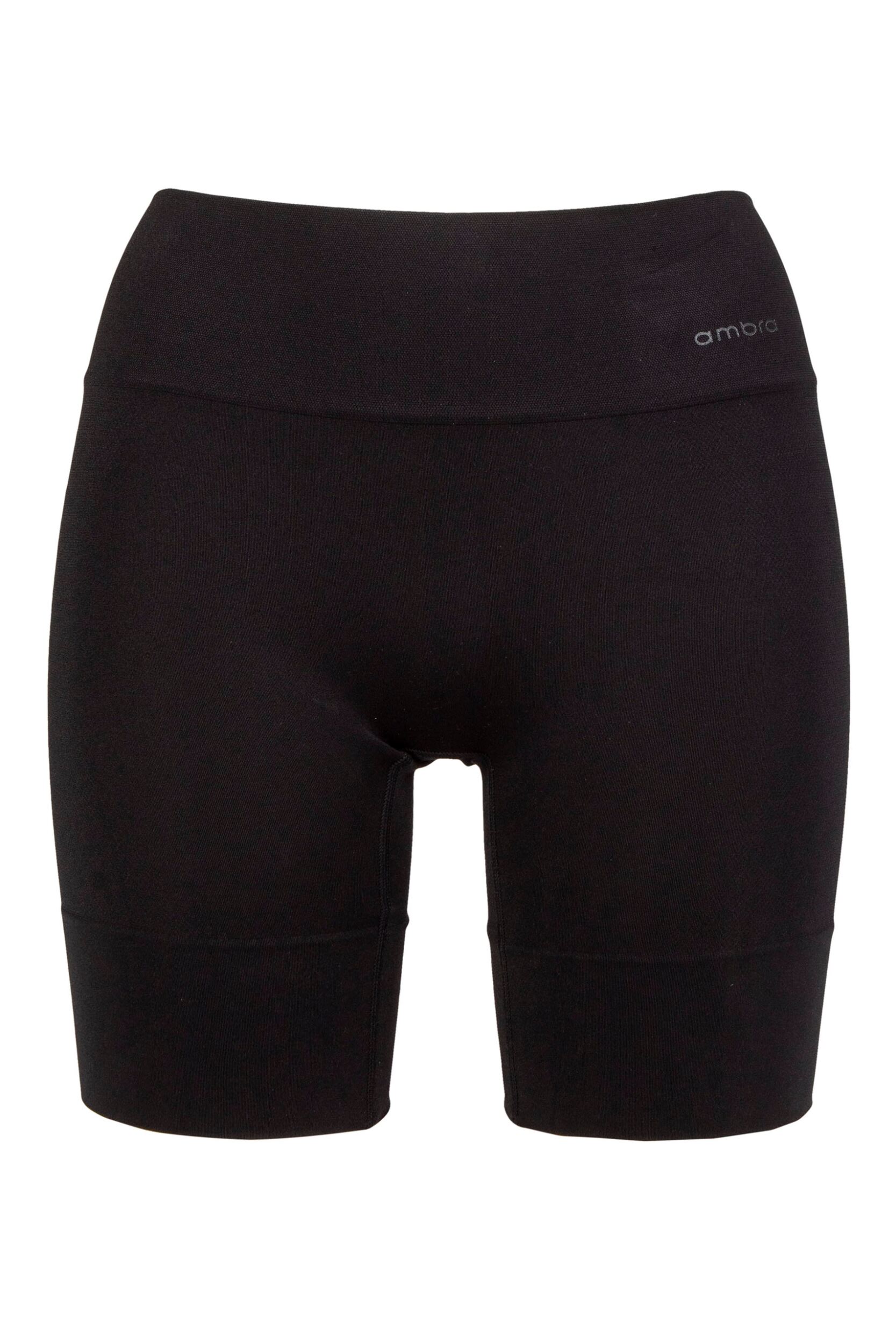 Women's 1 Pack Ambra Curvesque Anti Chafing Short Black UK 24-26