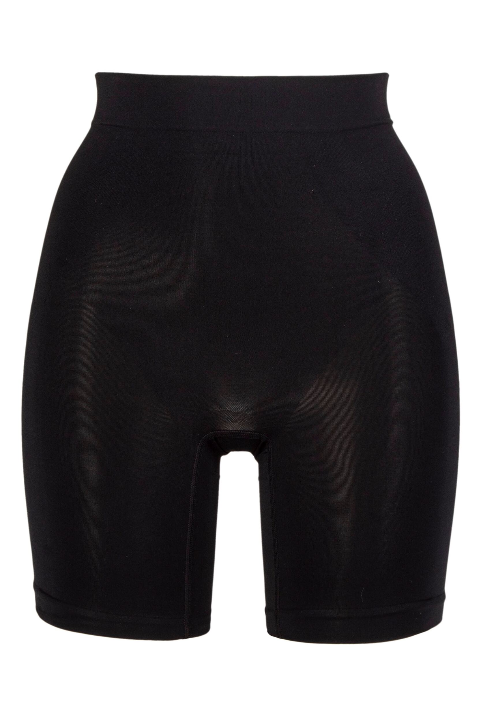 Women's 1 Pack Ambra Powerlite Thigh Shaper Short Black UK 8-10