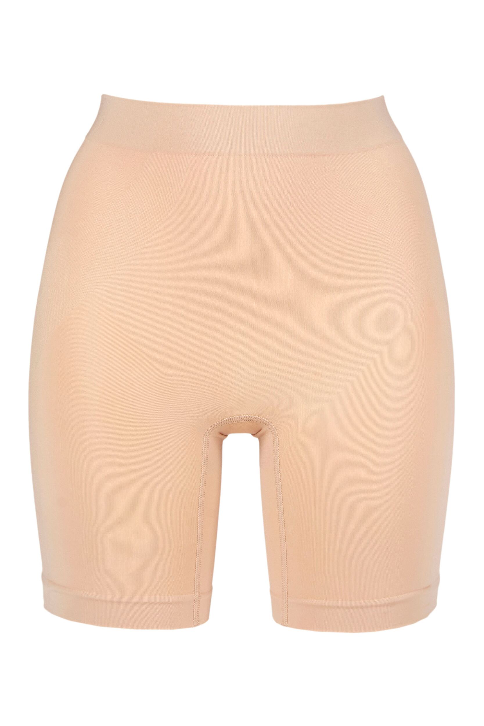 Women's 1 Pack Ambra Powerlite Thigh Shaper Short Beige UK 12-14