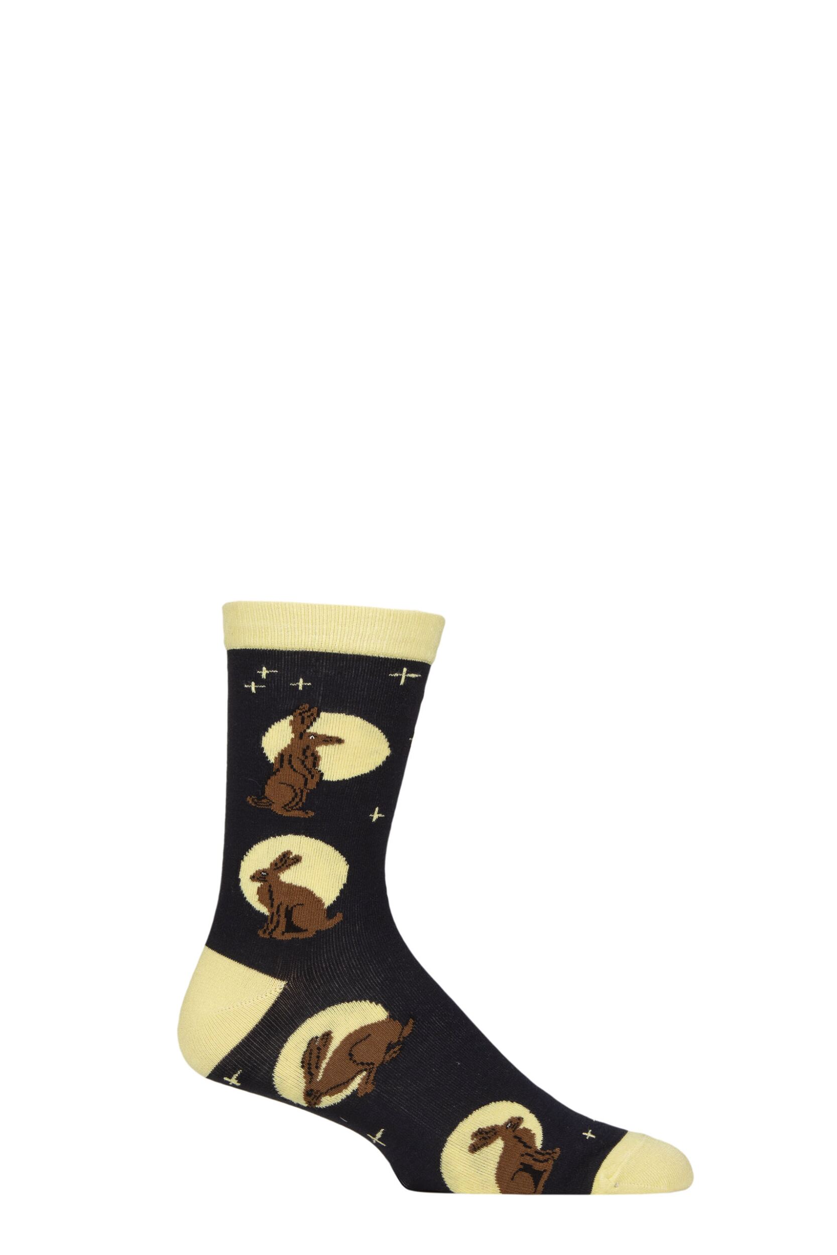 Mens and Women's 1 Pair Shared Earth Fair Trade Hares and Moon Bamboo Socks Hares and Moon UK 7-12