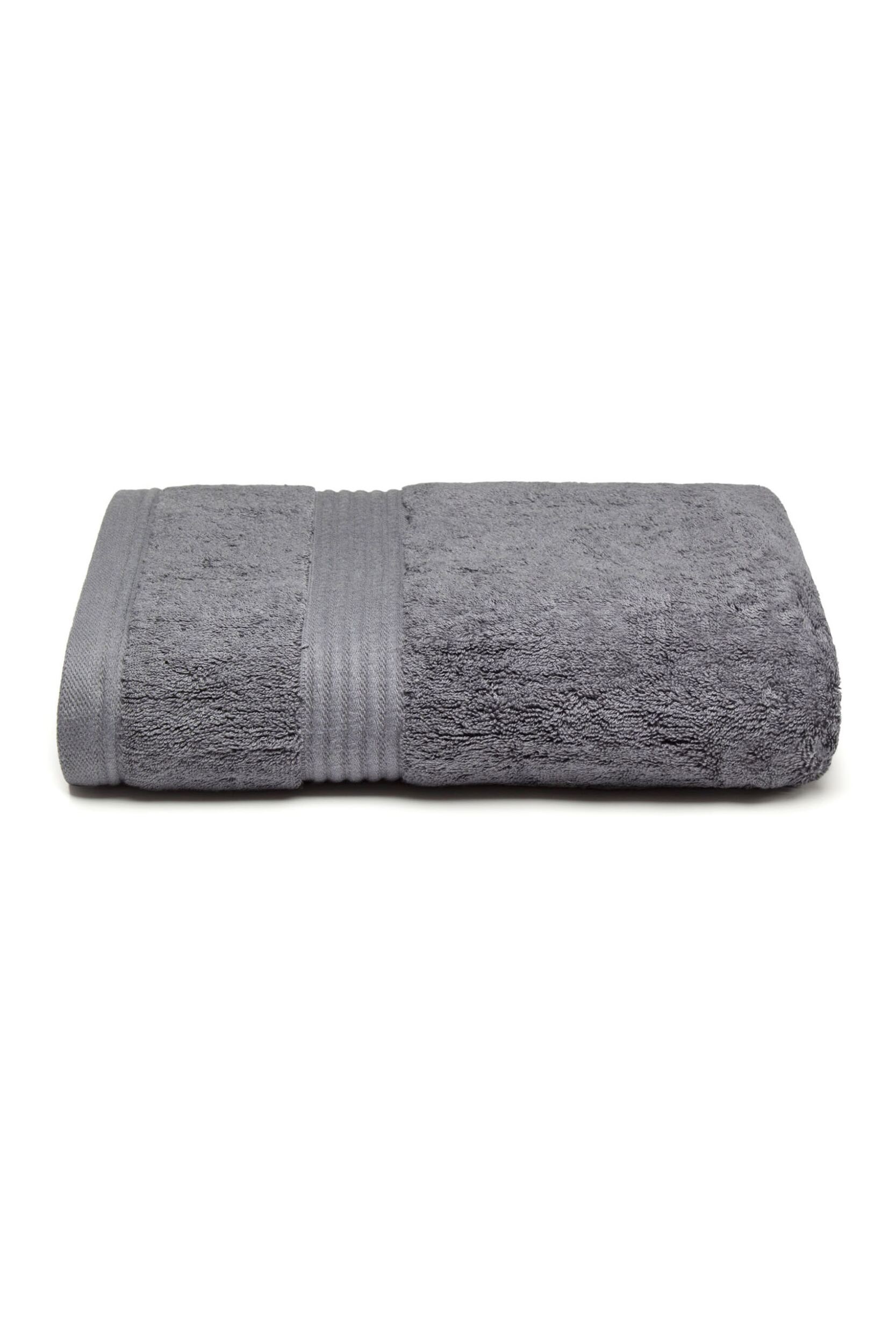 SOCKSHOP Lazy Panda 1 Pack Premium Bamboo 700GSM Super Soft Bath Towel Charcoal 70cm x 125cm