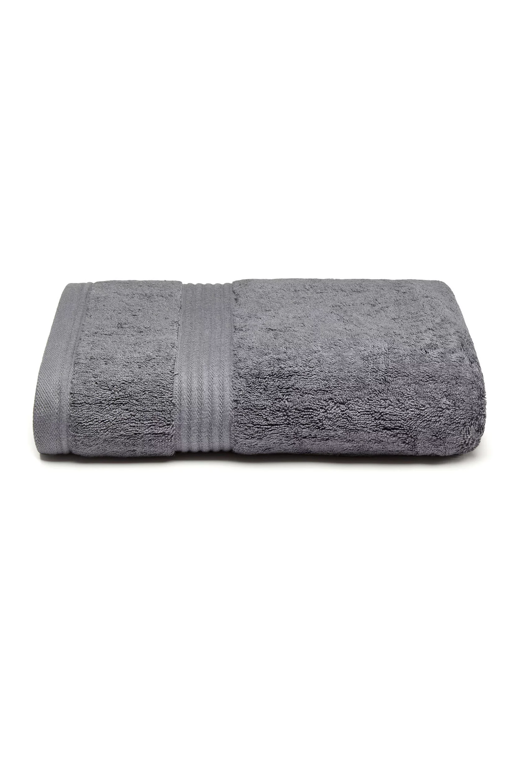 SOCKSHOP Lazy Panda 1 Pack Premium Bamboo 700GSM Super Soft Bath Towel Charcoal 70cm x 125cm