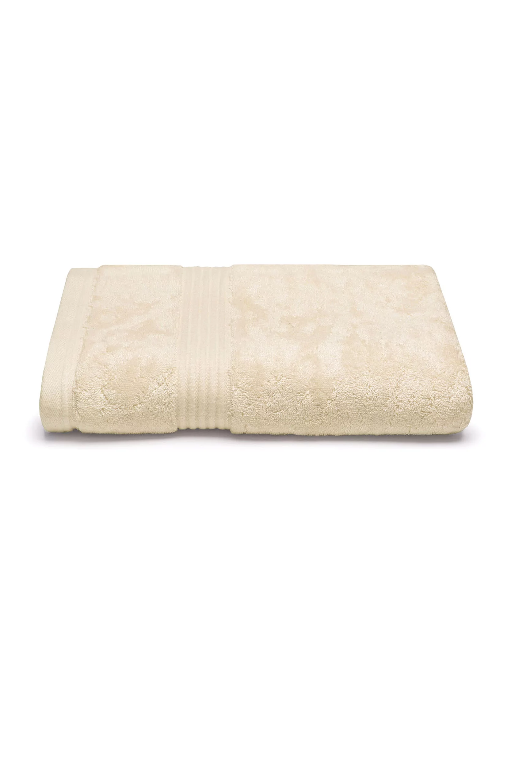SOCKSHOP Lazy Panda 1 Pack Premium Bamboo 700GSM Super Soft Bath Towel Cream 70cm x 125cm