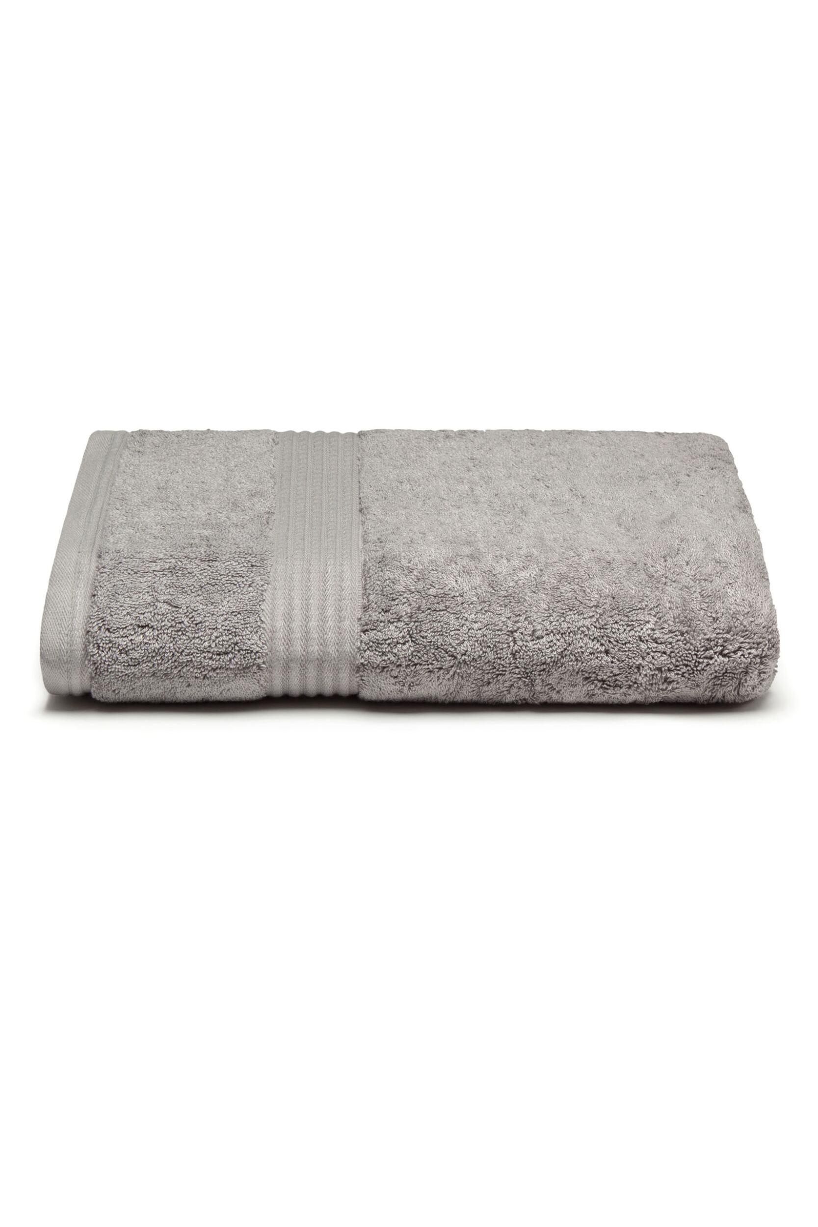 SOCKSHOP Lazy Panda 1 Pack Premium Bamboo 700GSM Super Soft Bath Towel Light Grey 70cm x 125cm