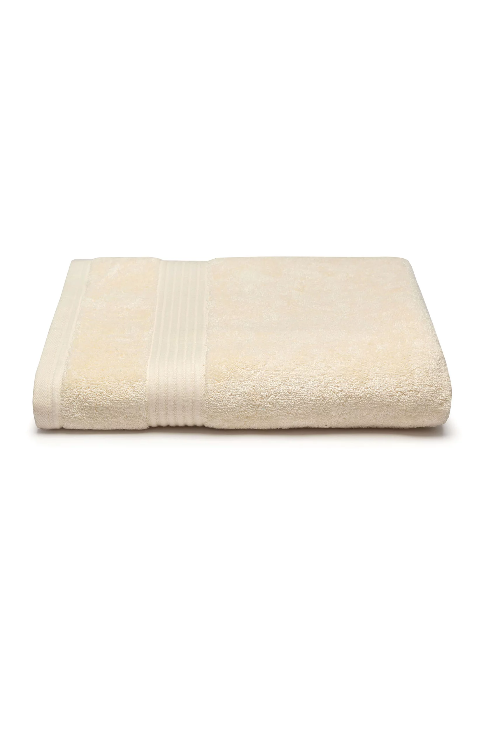 SOCKSHOP Lazy Panda 1 Pack Premium Bamboo 700GSM Super Soft Bath Sheet Cream 90cm x 170cm