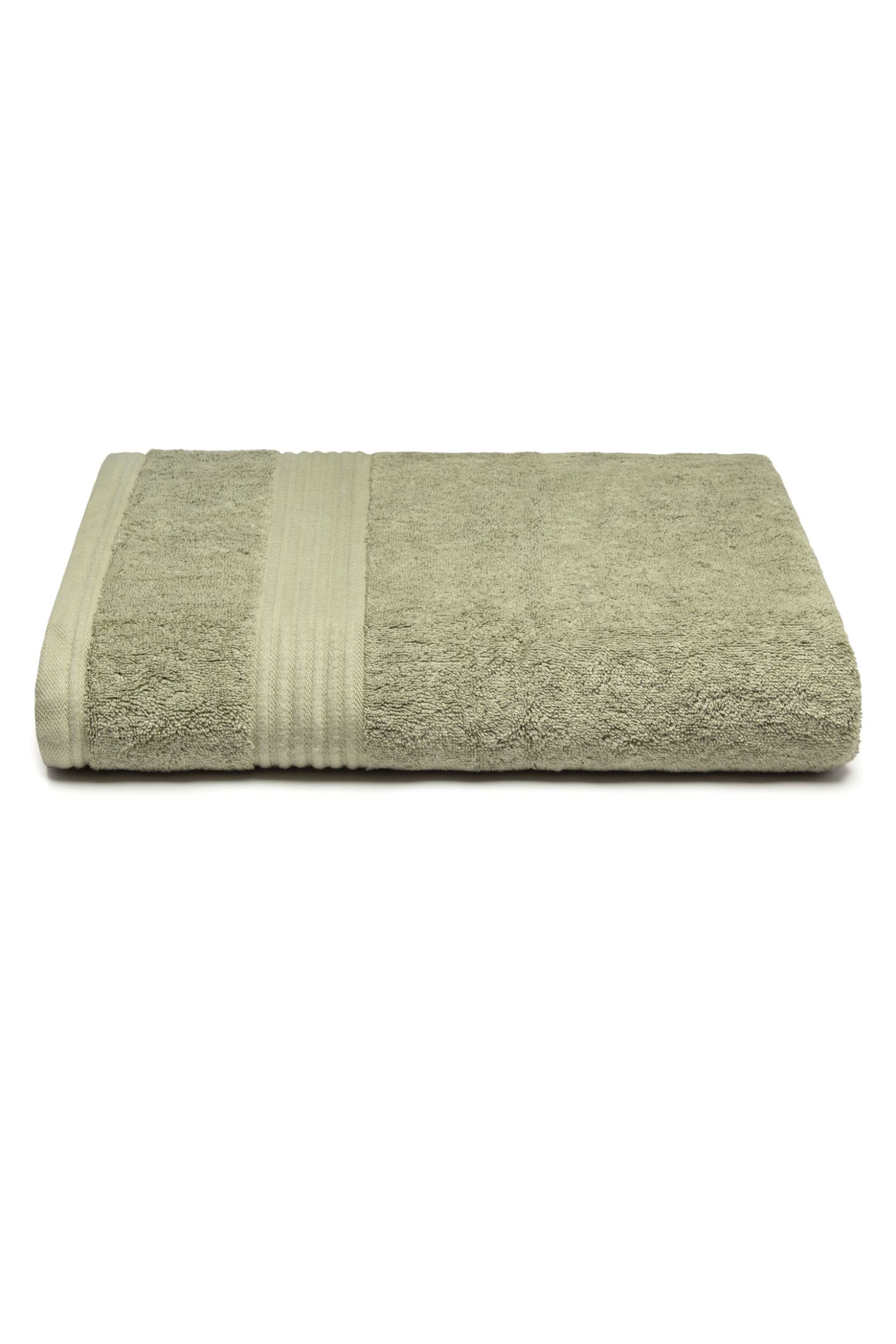 SOCKSHOP Lazy Panda 1 Pack Premium Bamboo 700GSM Super Soft Bath Sheet Sage 90cm x 170cm