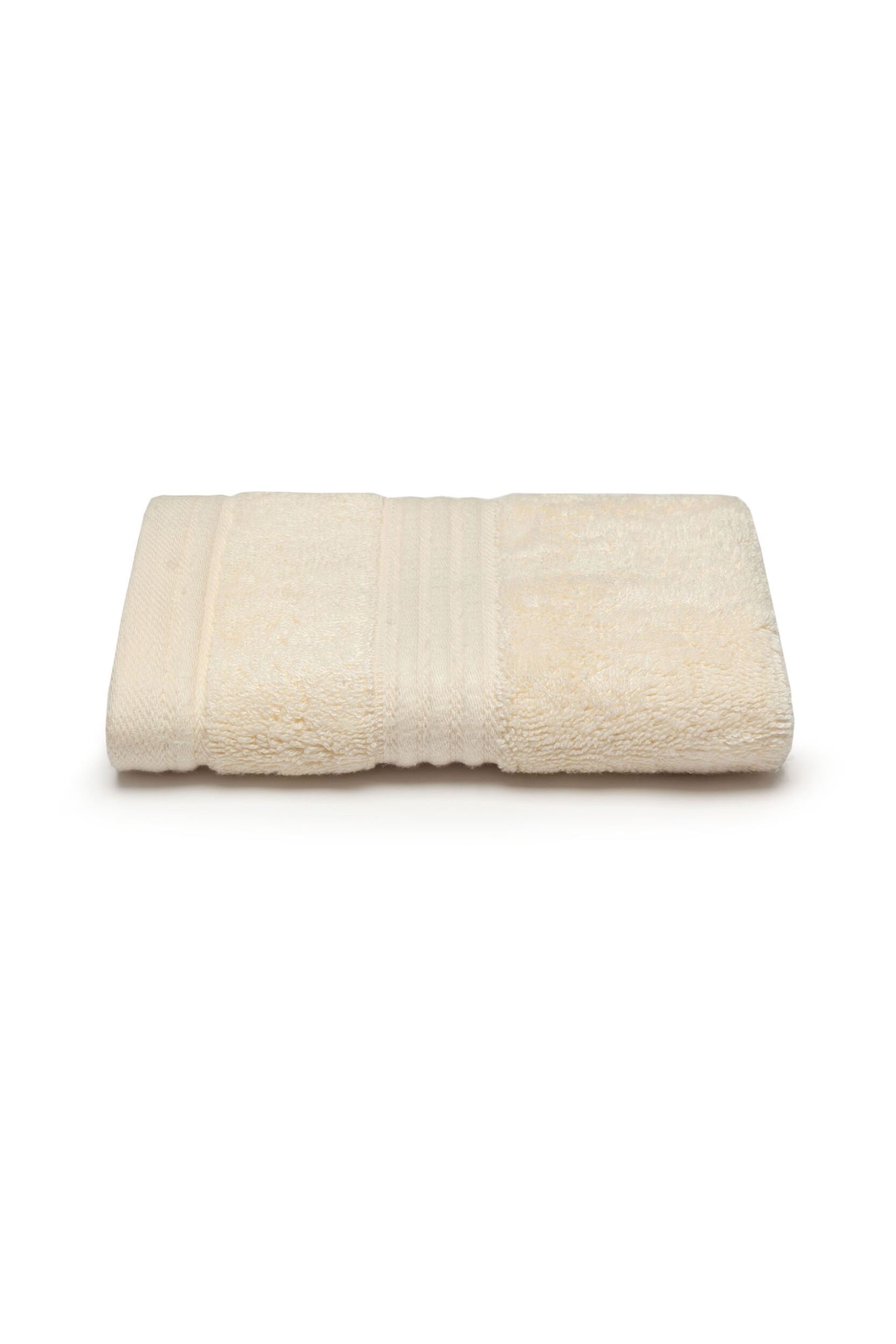 SOCKSHOP Lazy Panda 1 Pack Premium Bamboo 700GSM Super Soft Face Cloth Cream 30cm x 30cm
