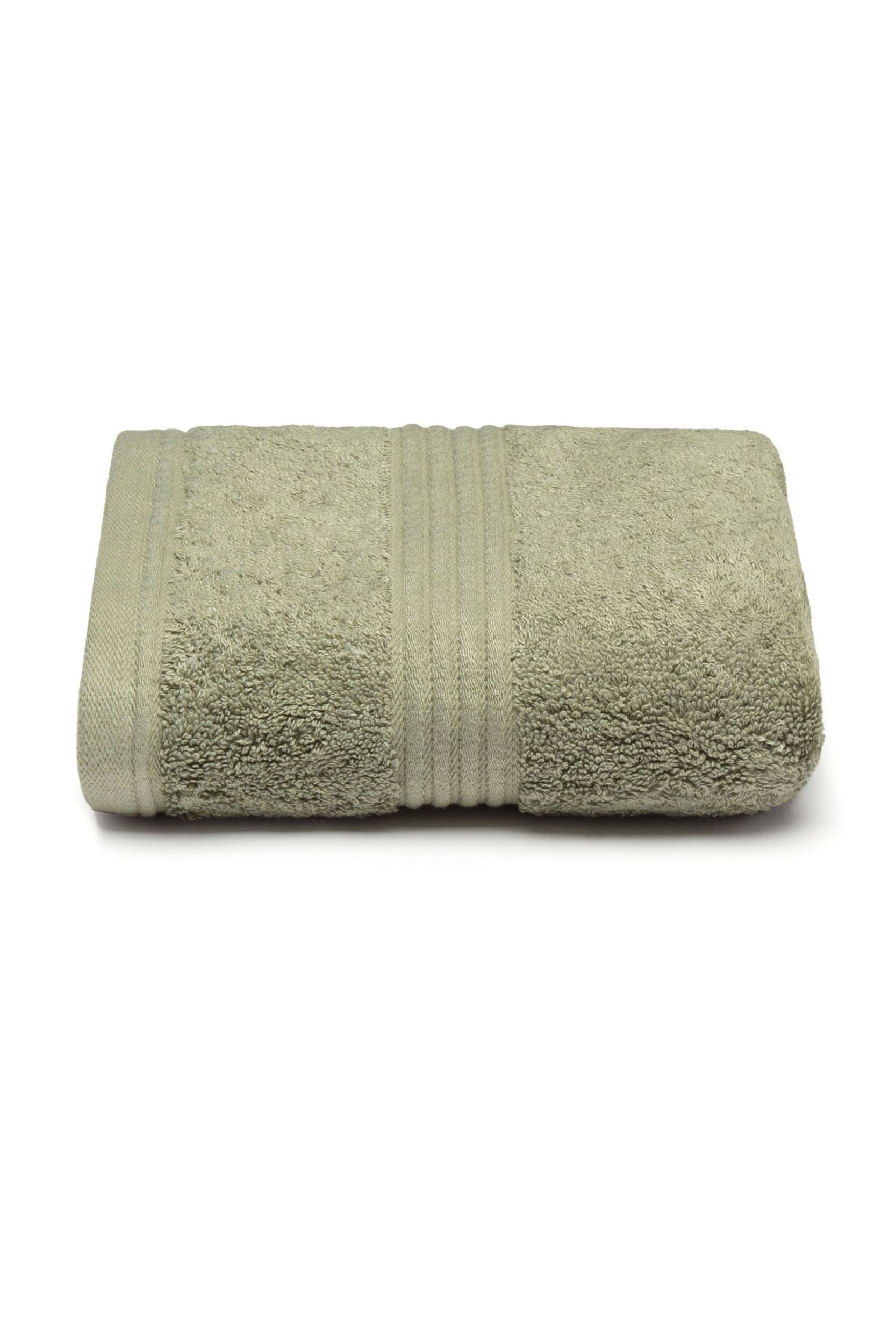 SOCKSHOP Lazy Panda 1 Pack Premium Bamboo 700GSM Super Soft Hand Towel Sage 50cm x 90cm
